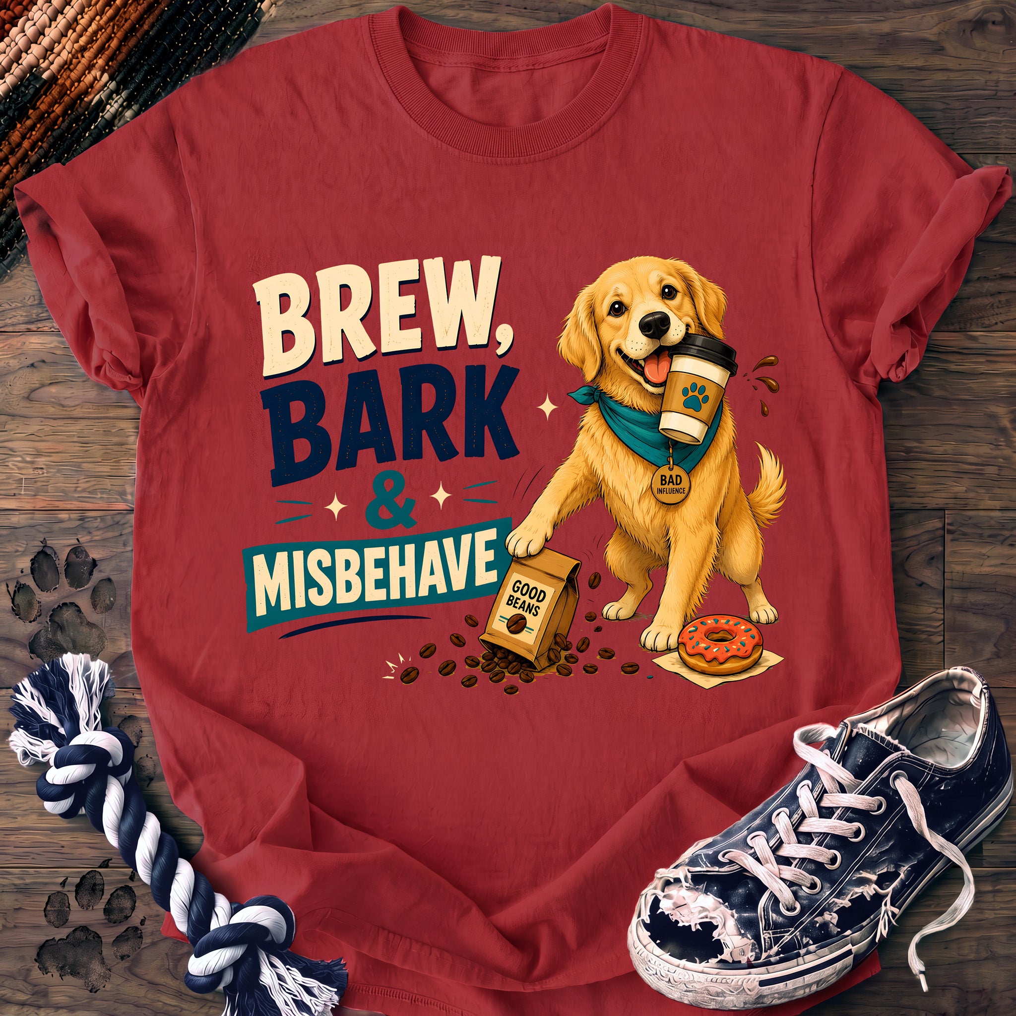 PAWSSION CLUB t-shirt in Watermelon color - SKU PC-0686