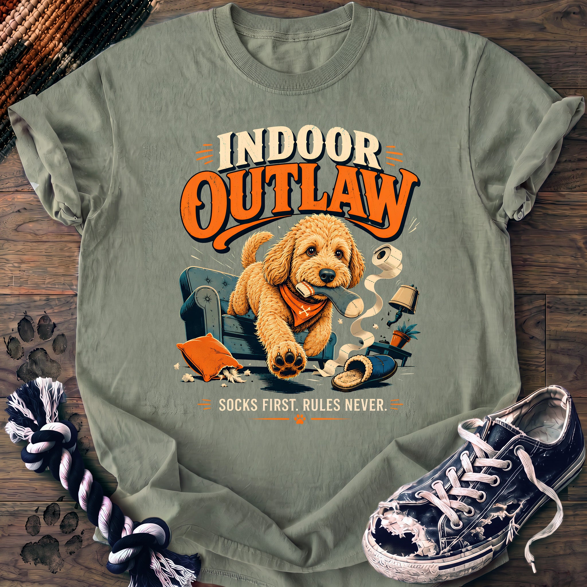 PAWSSION CLUB t-shirt in Bay color - SKU PC-0688