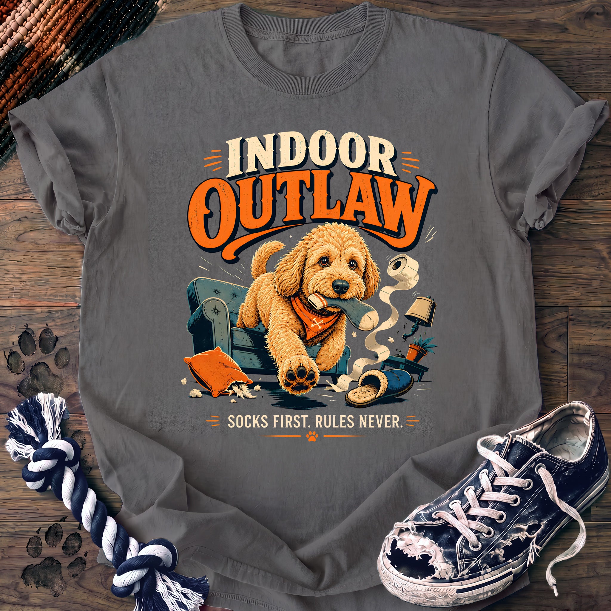 PAWSSION CLUB t-shirt in Grey color - SKU PC-0688