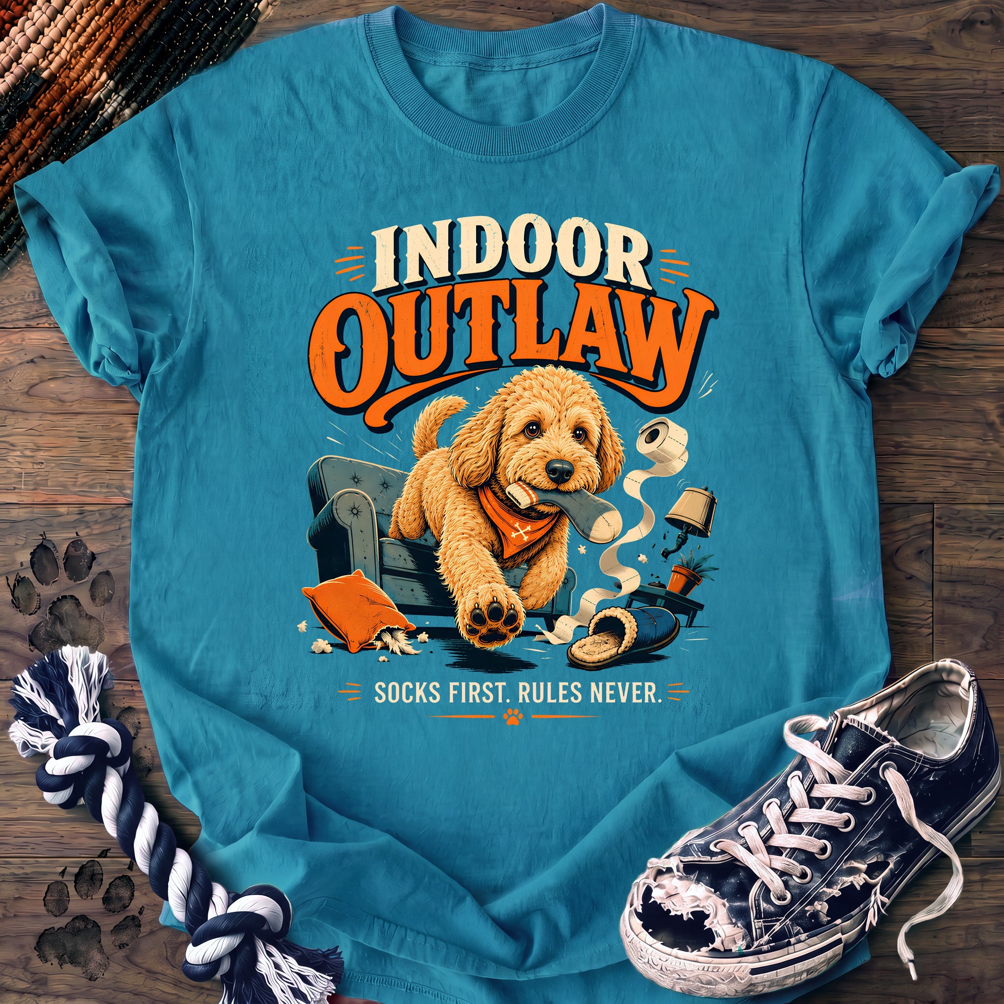 PAWSSION CLUB t-shirt in Sapphire color - SKU PC-0688