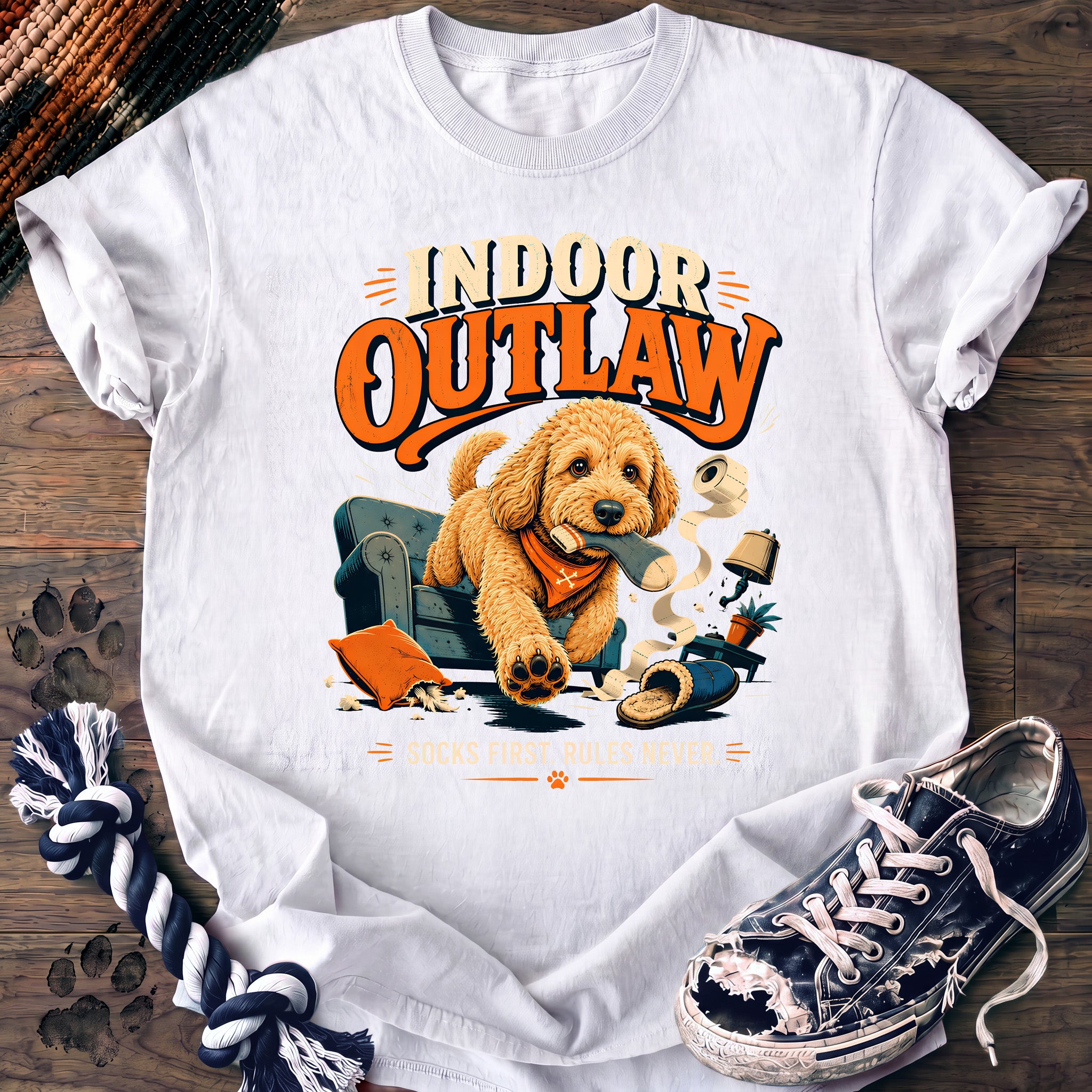 PAWSSION CLUB t-shirt in White color - SKU PC-0688