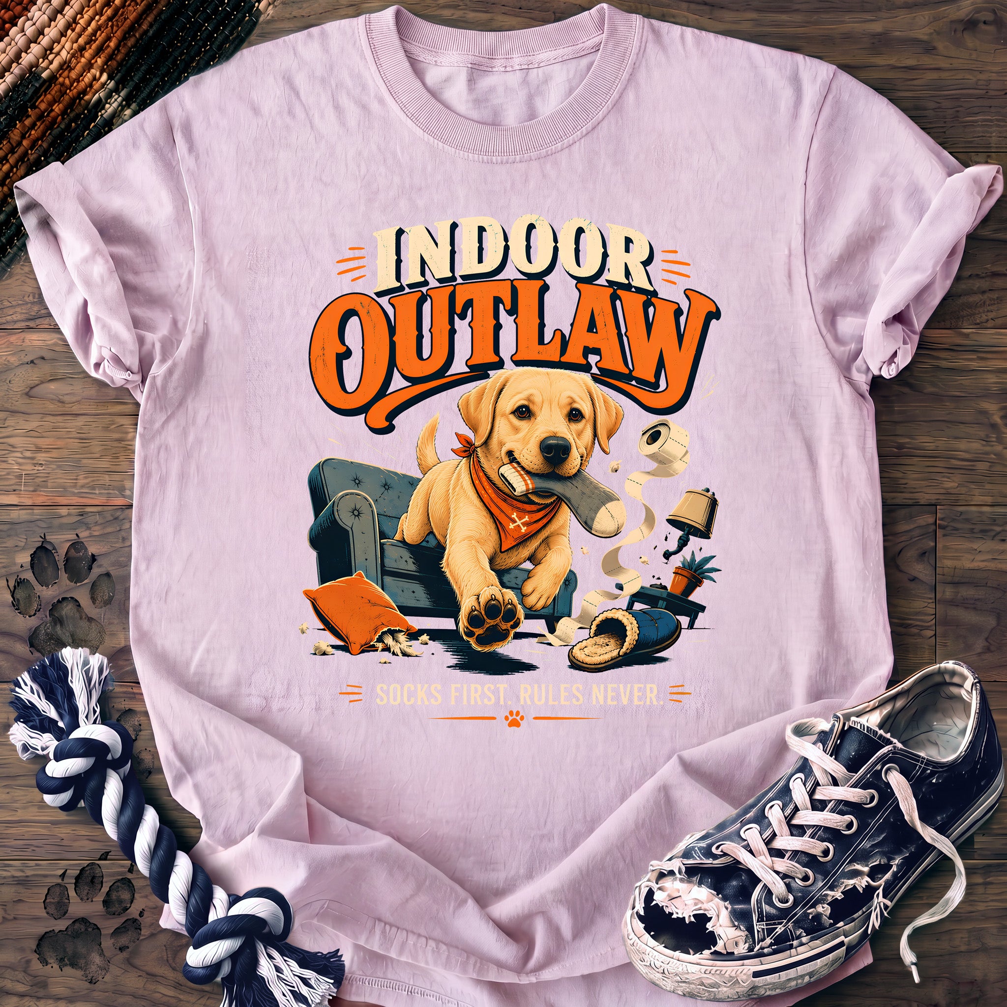 PAWSSION CLUB t-shirt in Blossom color - SKU PC-0695