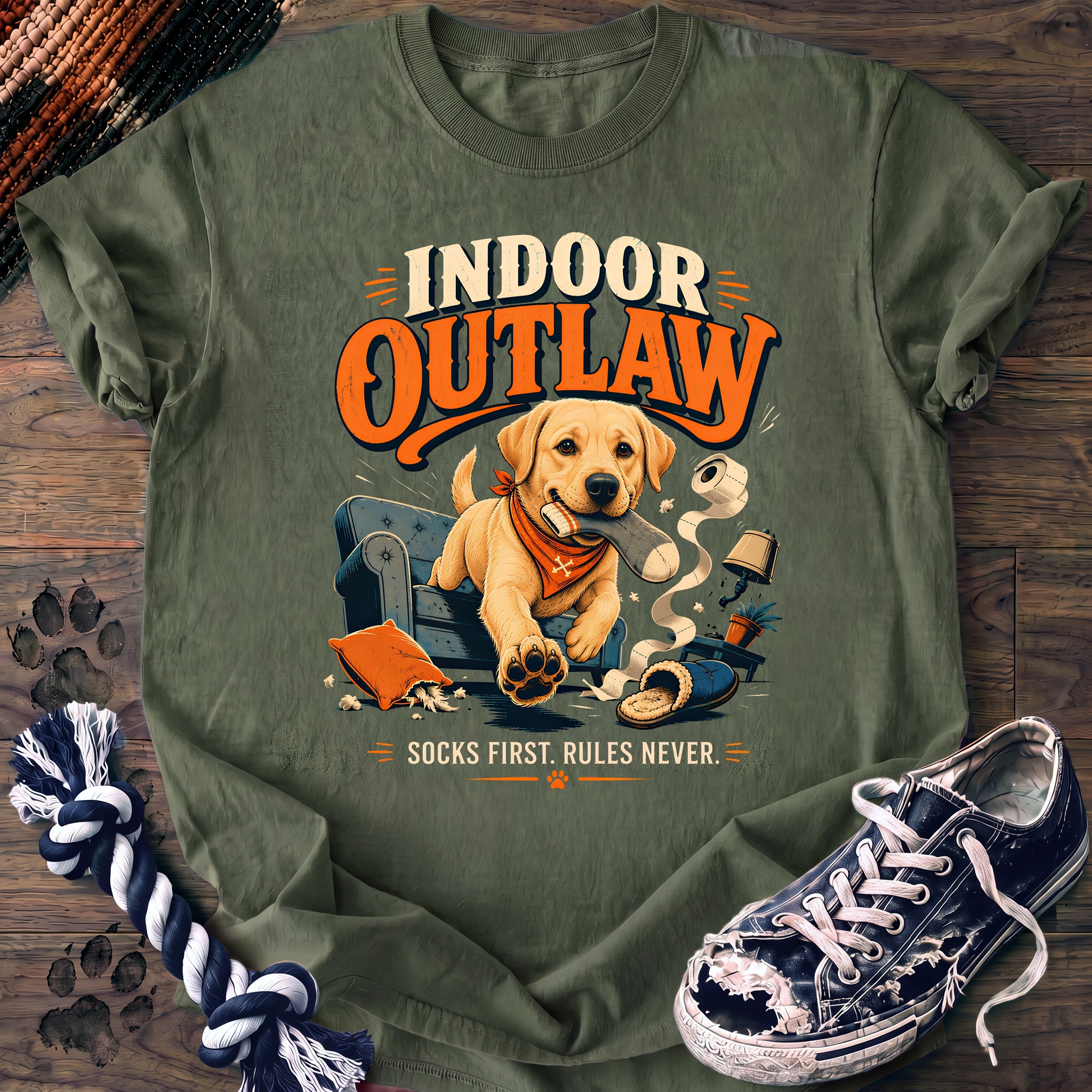 PAWSSION CLUB t-shirt in LightGreen color - SKU PC-0695