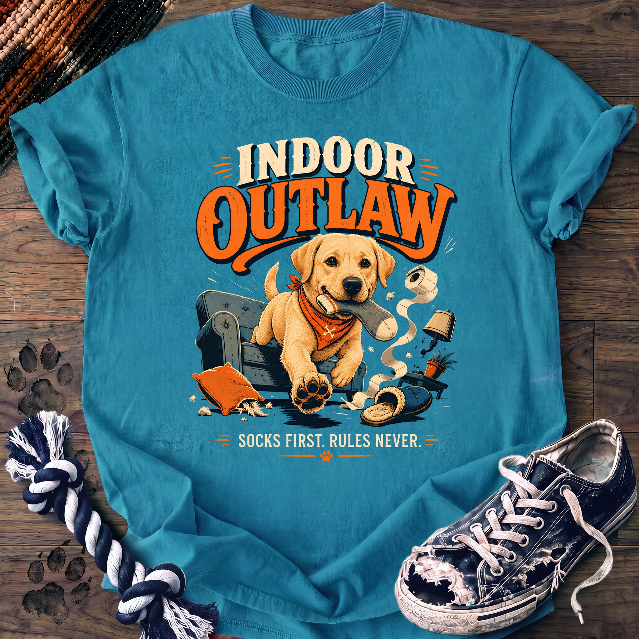 PAWSSION CLUB t-shirt in Sapphire color - SKU PC-0695