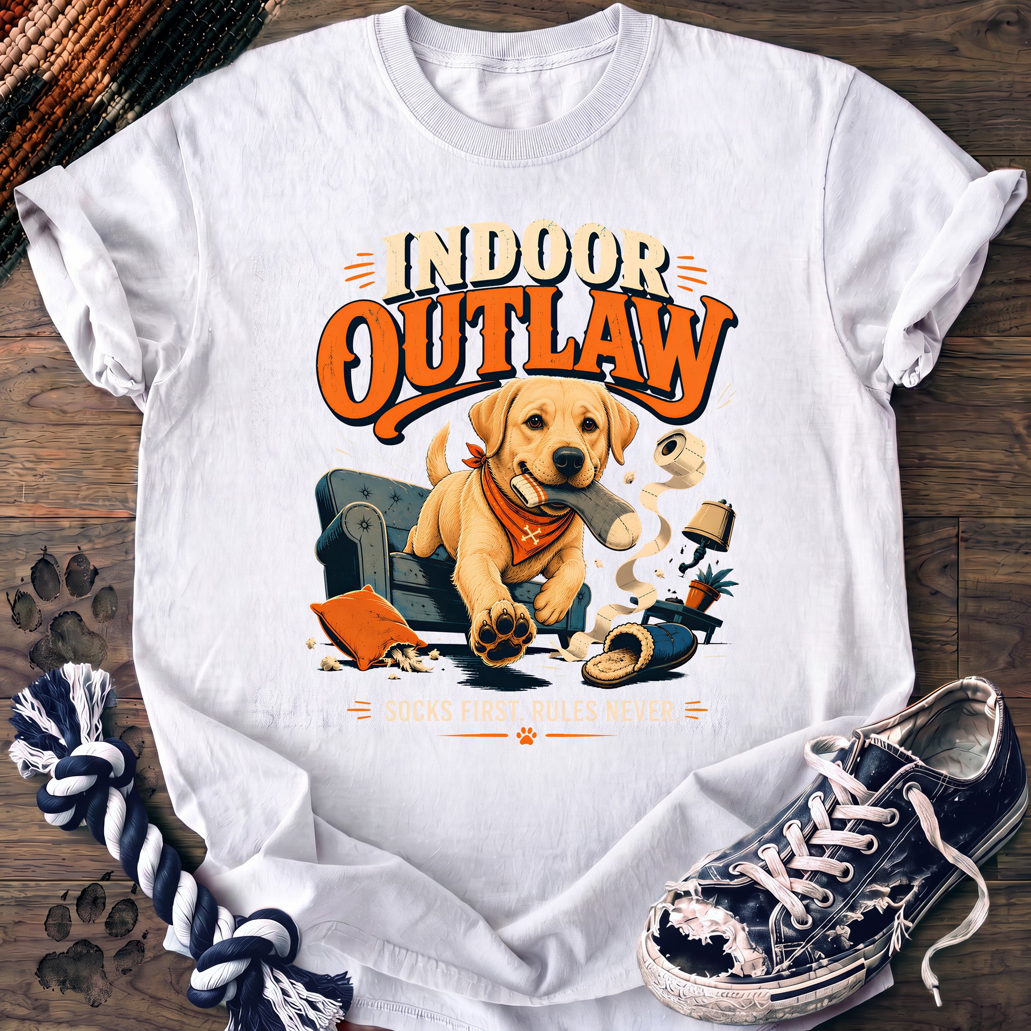 PAWSSION CLUB t-shirt in White color - SKU PC-0695