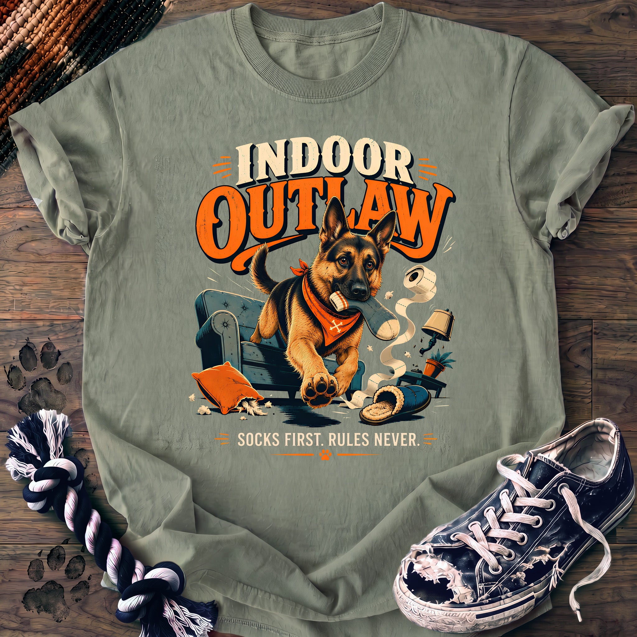 PAWSSION CLUB t-shirt in Bay color - SKU PC-0696