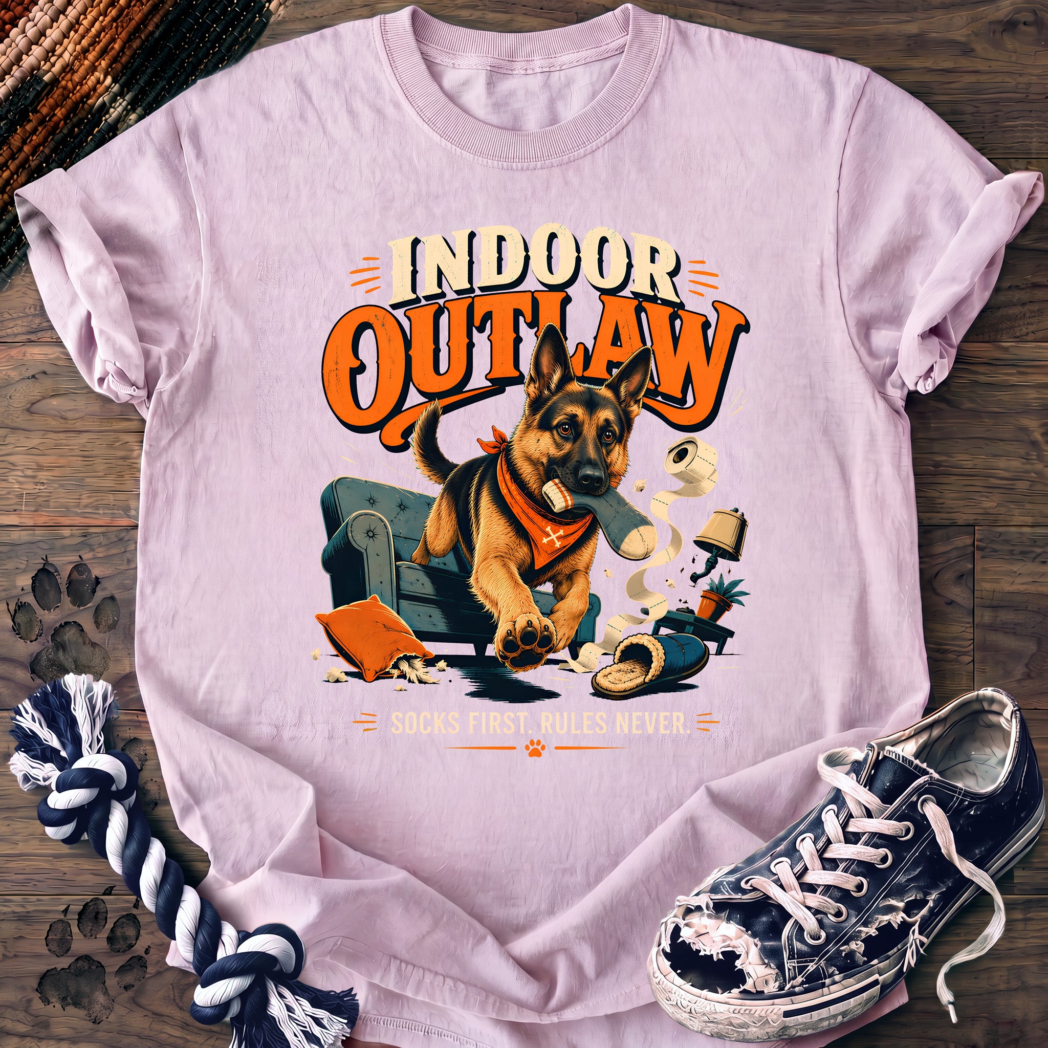 PAWSSION CLUB t-shirt in Blossom color - SKU PC-0696