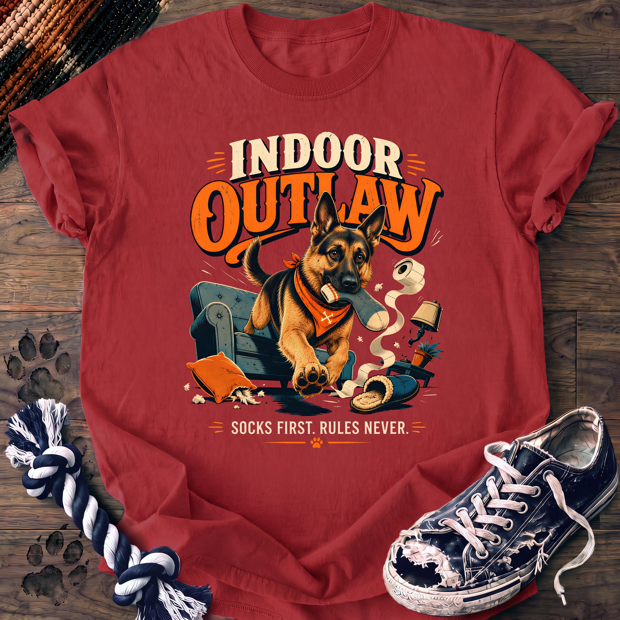 PAWSSION CLUB t-shirt in Watermelon color - SKU PC-0696
