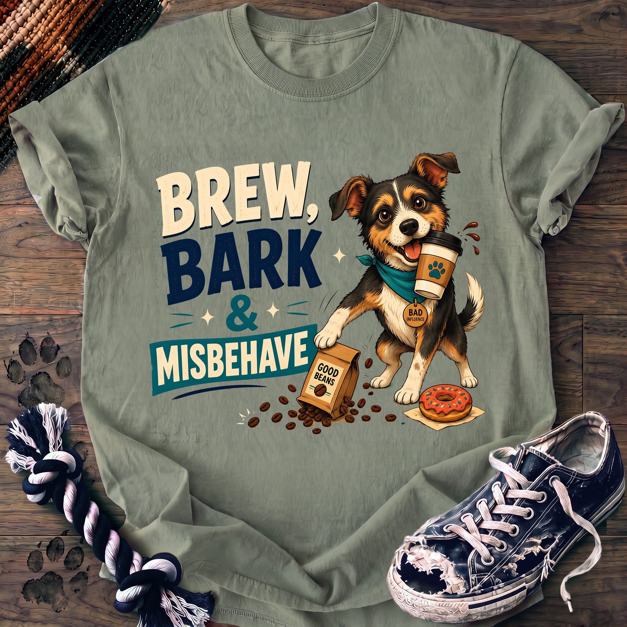 PAWSSION CLUB t-shirt in Bay color - SKU PC-0703