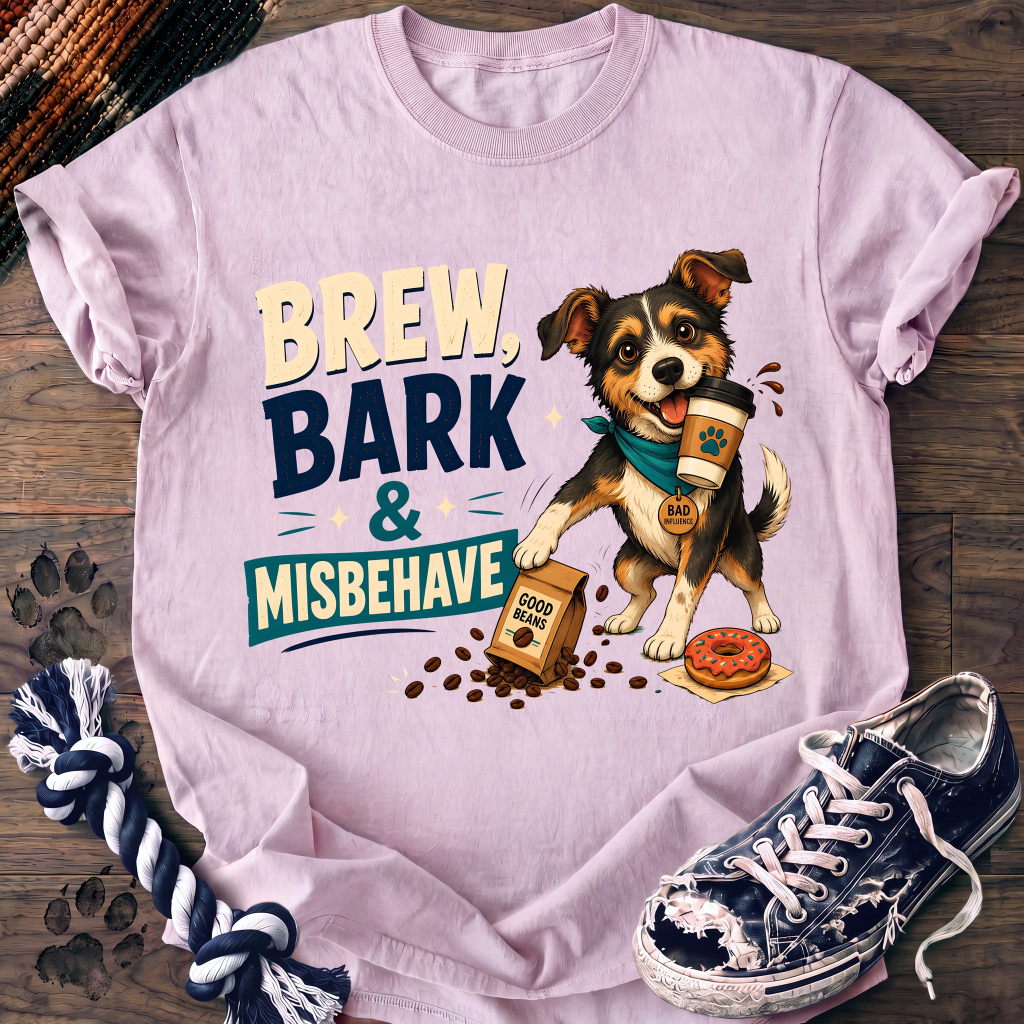 PAWSSION CLUB t-shirt in Blossom color - SKU PC-0703