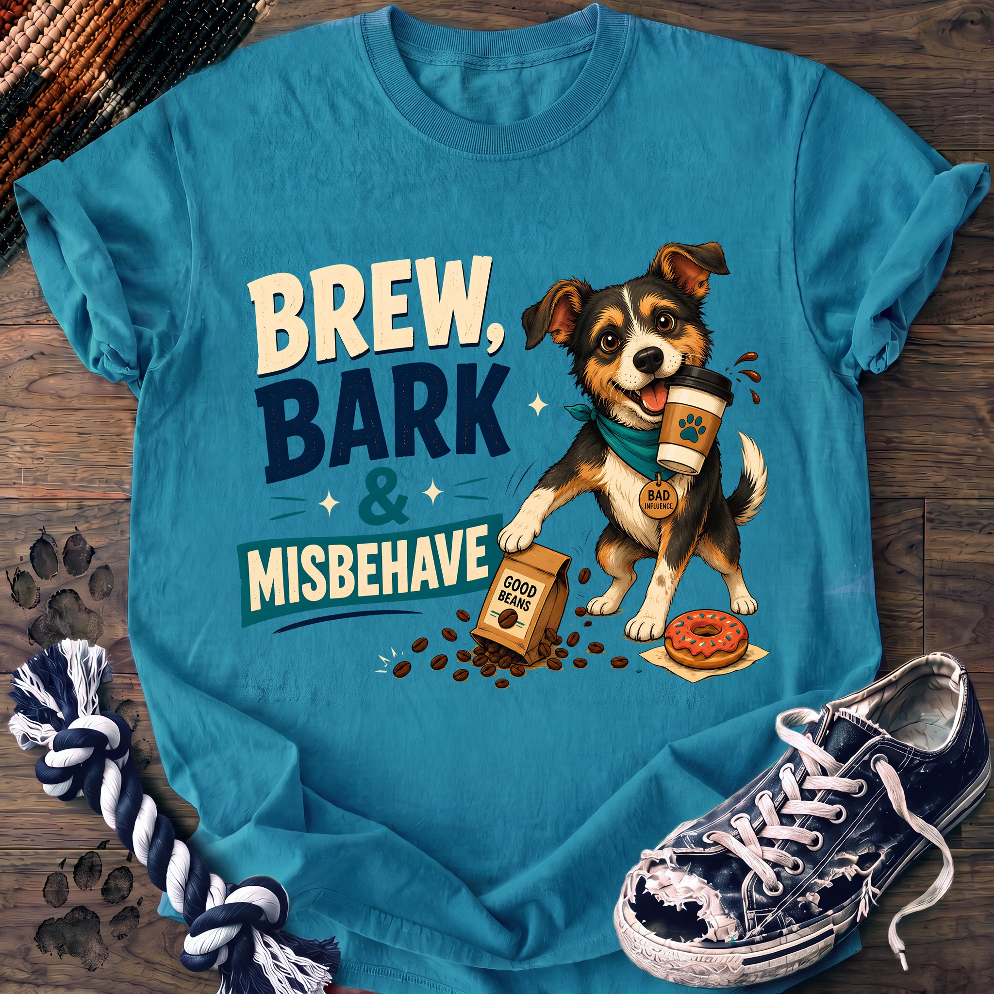 PAWSSION CLUB t-shirt in Sapphire color - SKU PC-0703
