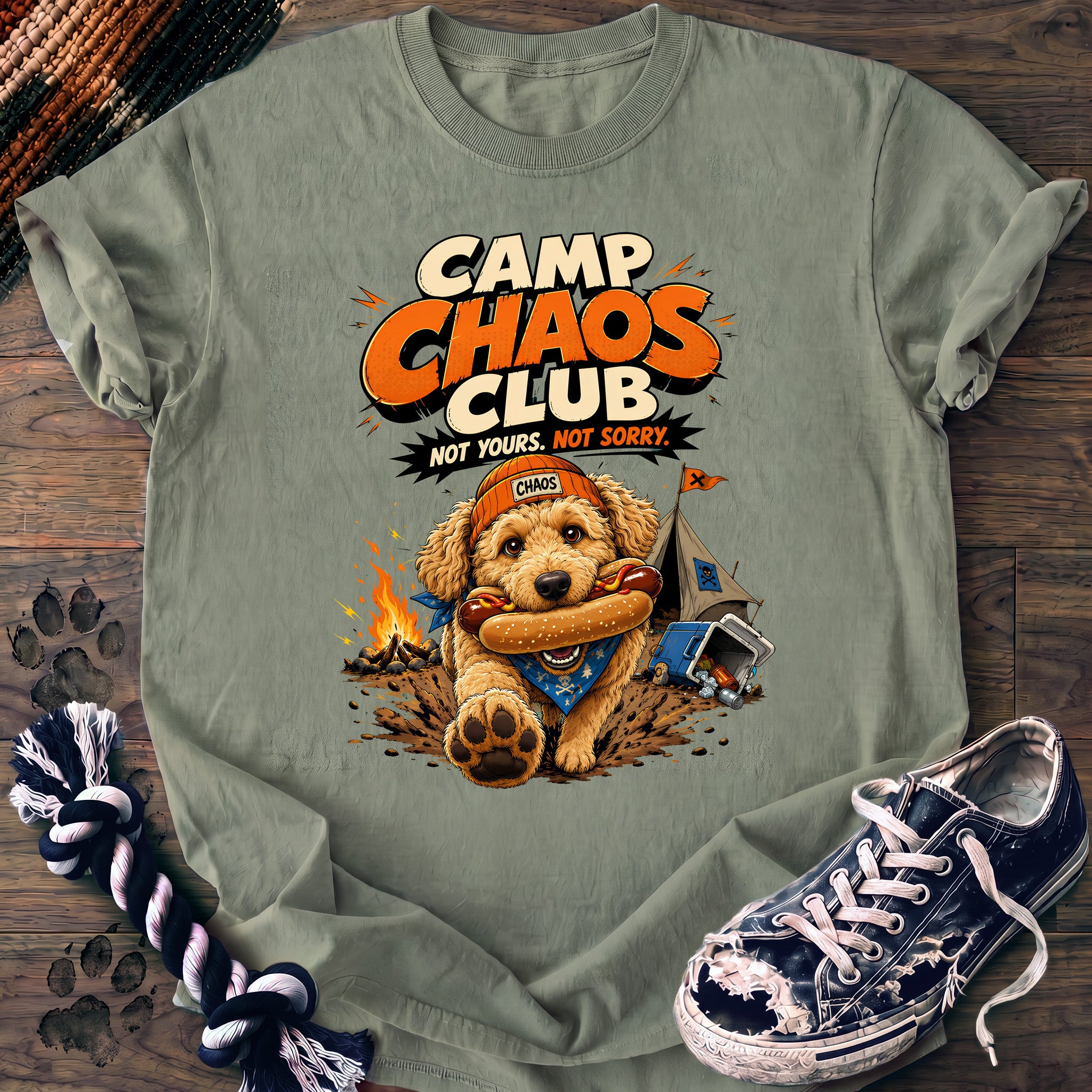 PAWSSION CLUB t-shirt in Bay color - SKU PC-0705