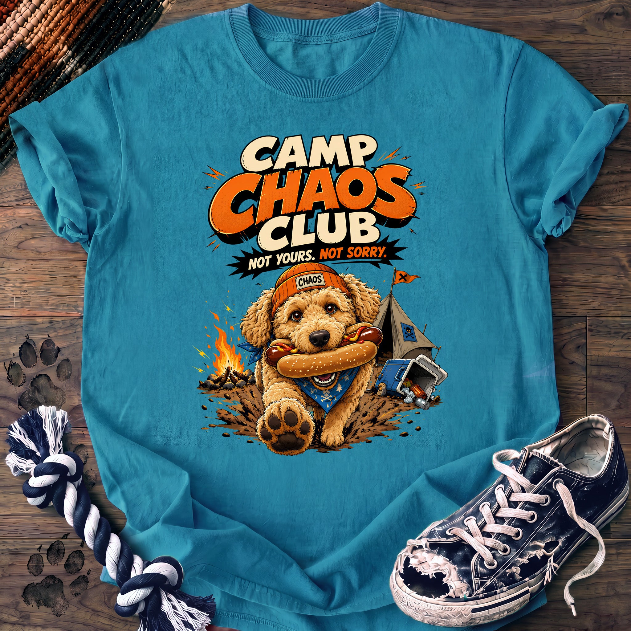 PAWSSION CLUB t-shirt in Sapphire color - SKU PC-0705