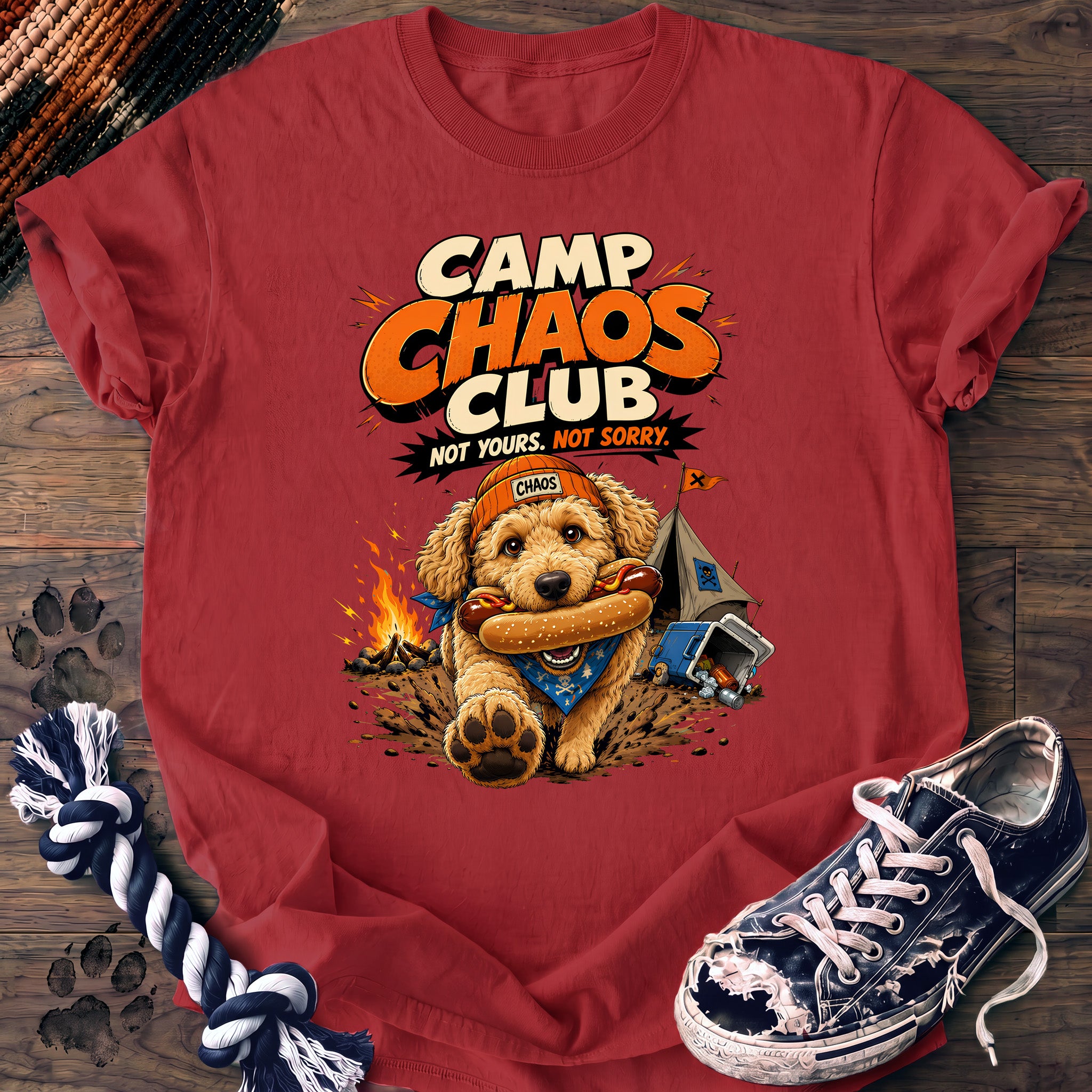 PAWSSION CLUB t-shirt in Watermelon color - SKU PC-0705