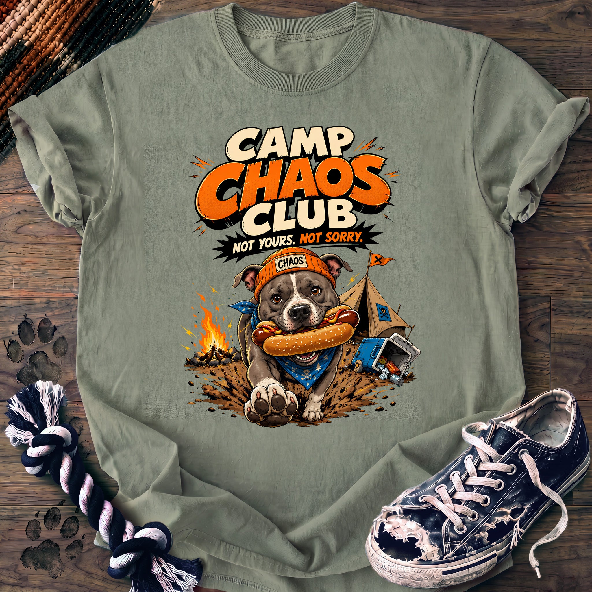PAWSSION CLUB t-shirt in Bay color - SKU PC-0707