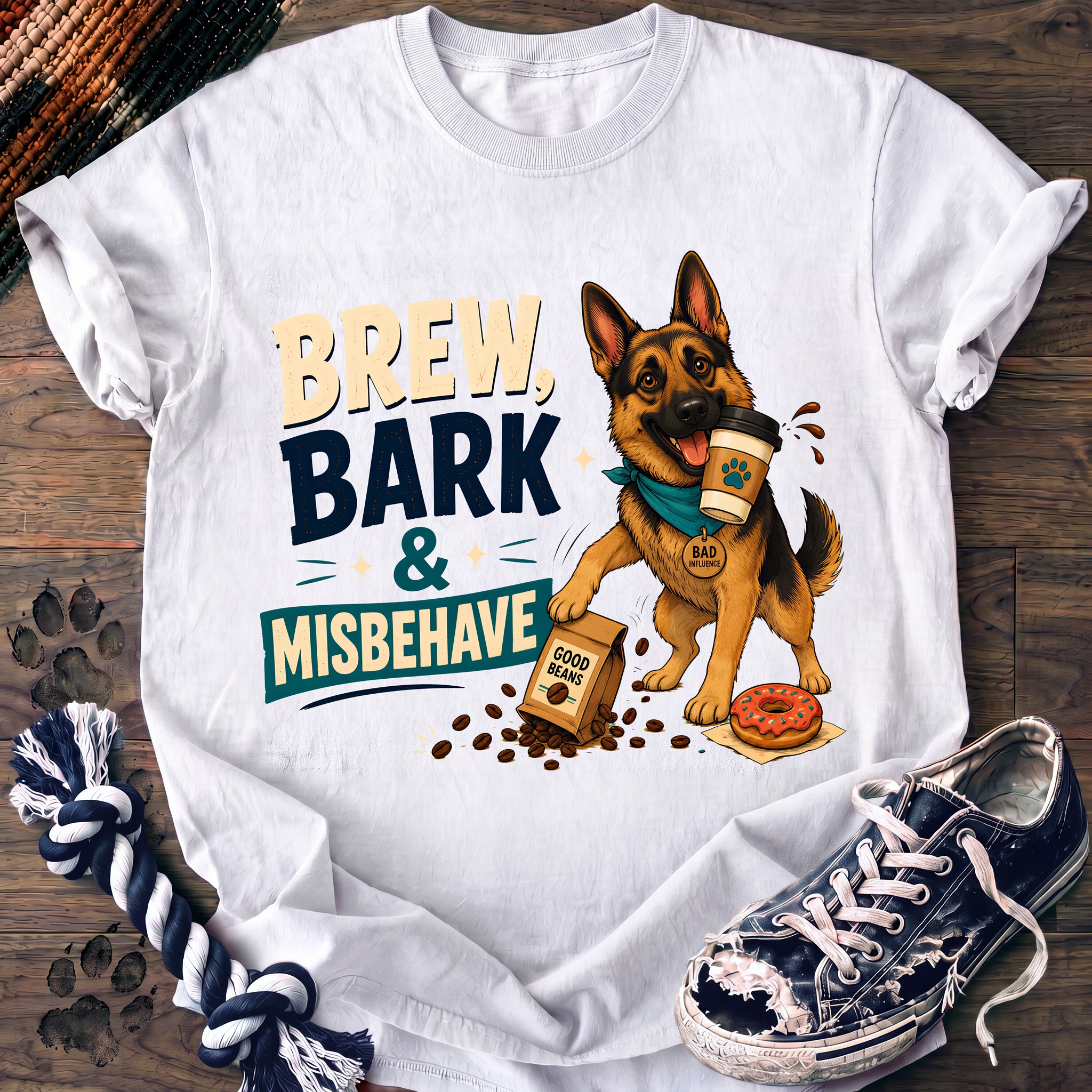 PAWSSION CLUB t-shirt in White color - SKU PC-0714