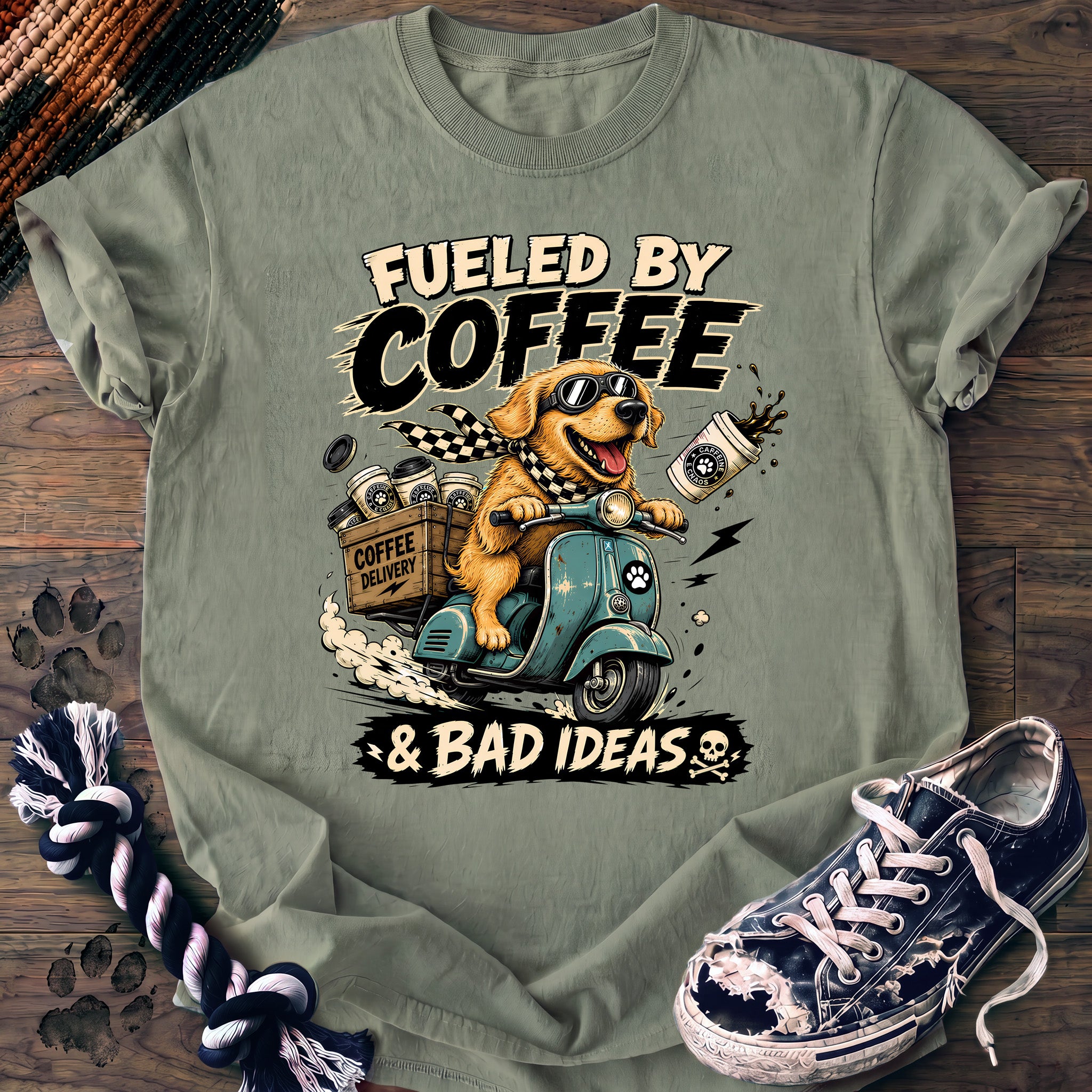 PAWSSION CLUB t-shirt in Bay color - SKU PC-0717