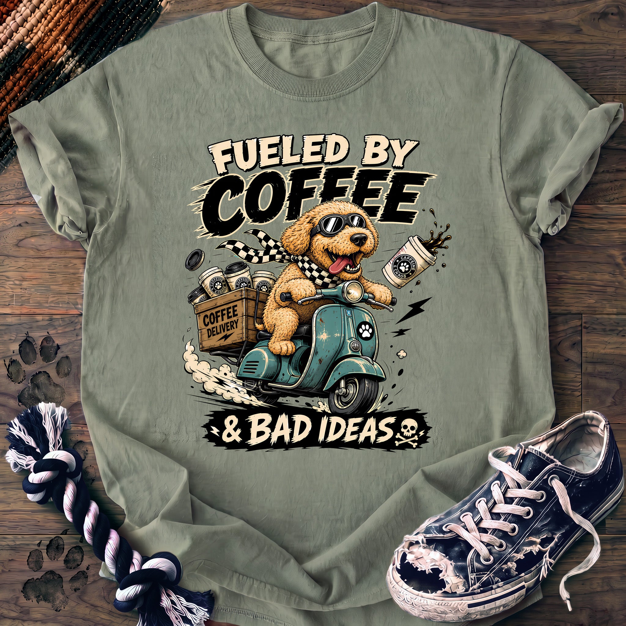 PAWSSION CLUB t-shirt in Bay color - SKU PC-0718