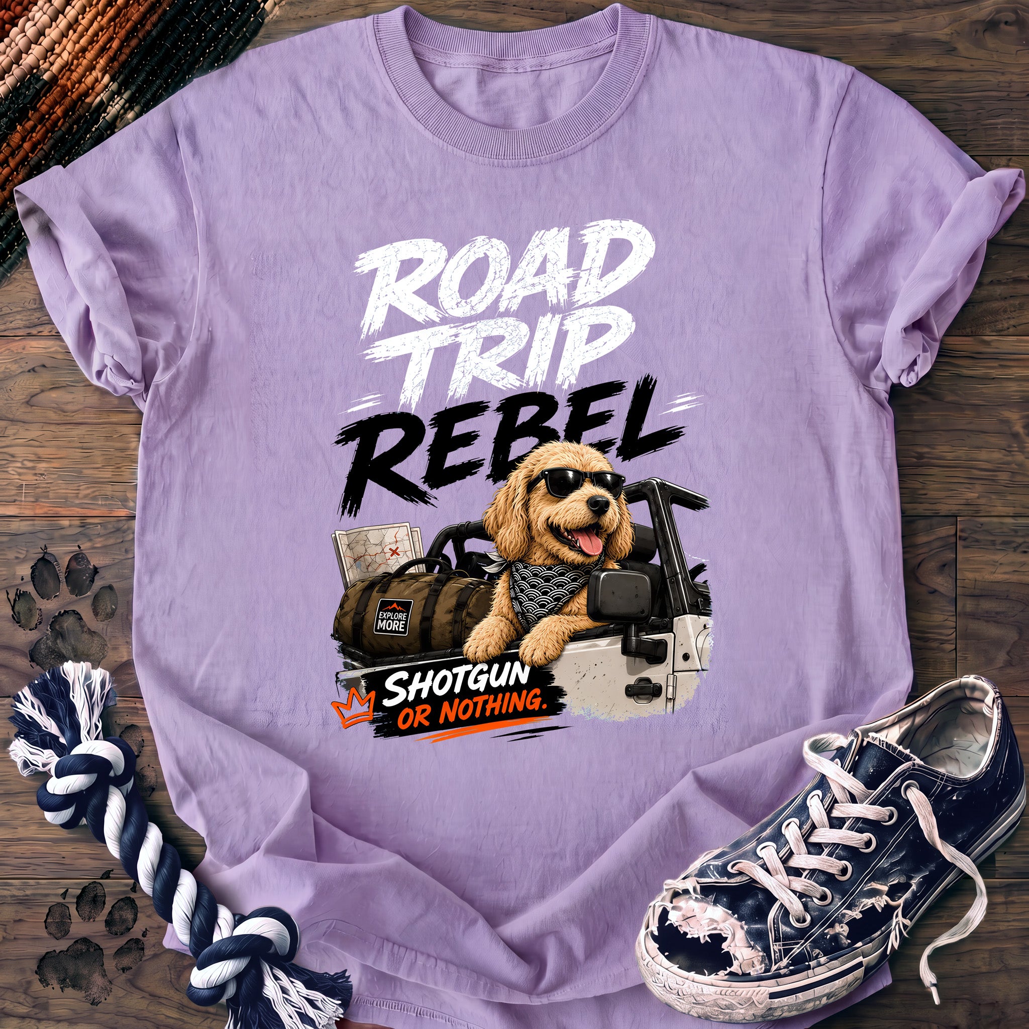 PAWSSION CLUB t-shirt in Orchid color - SKU PC-0720