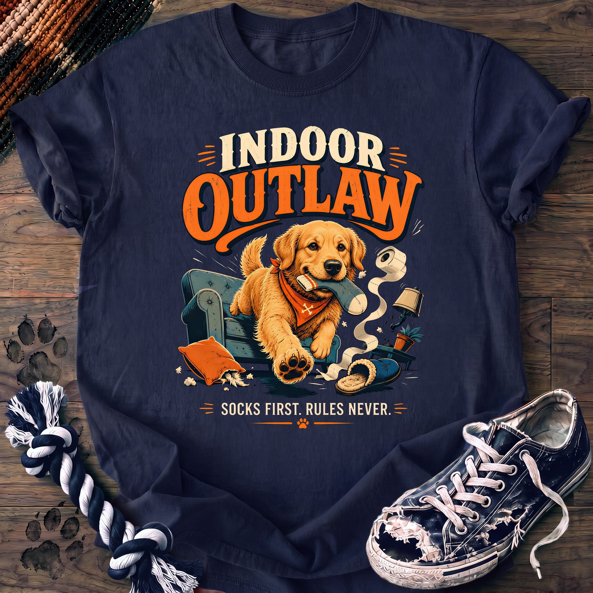 PAWSSION CLUB t-shirt in Navy color - SKU PC-0722