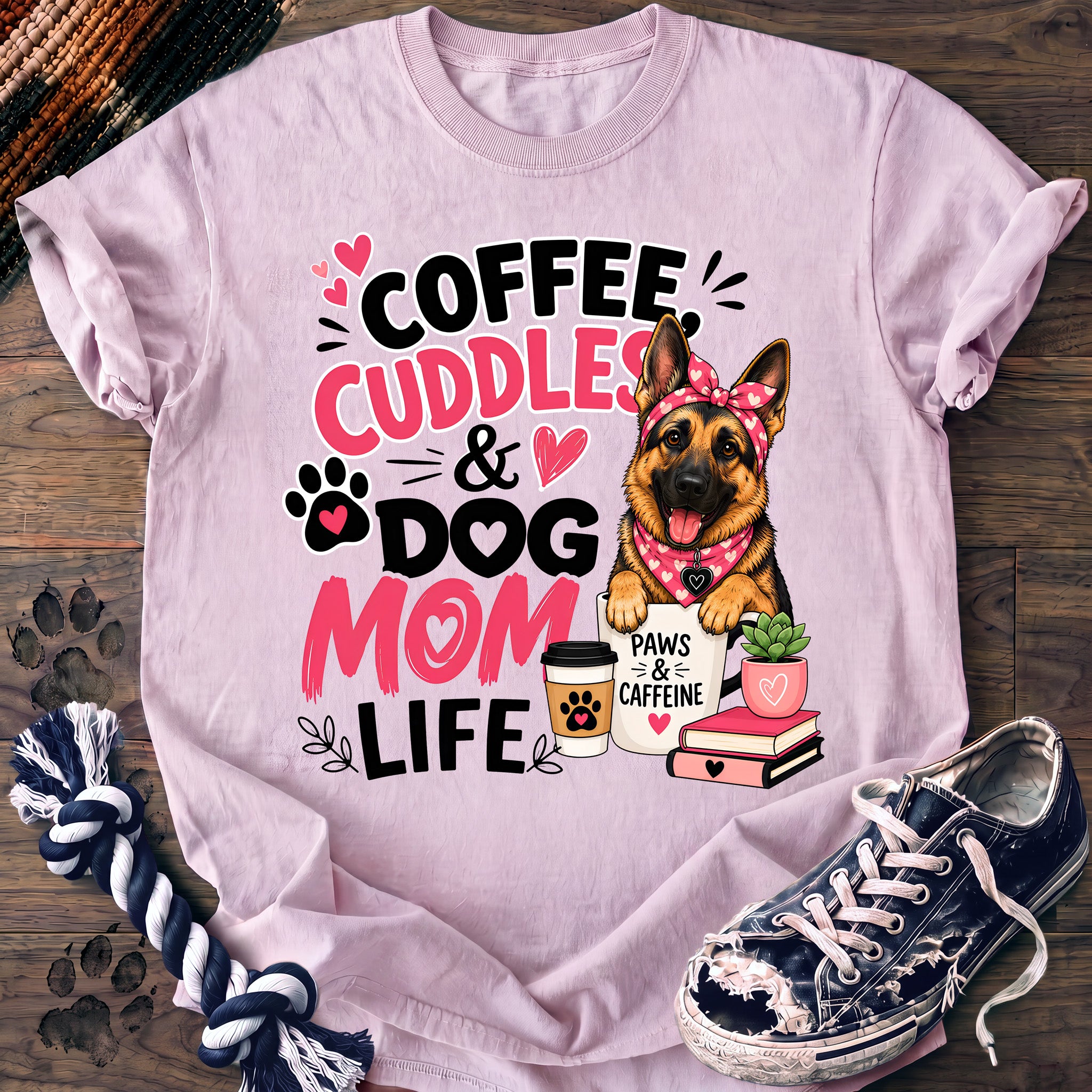 PAWSSION CLUB t-shirt in Blossom color - SKU PC-0729