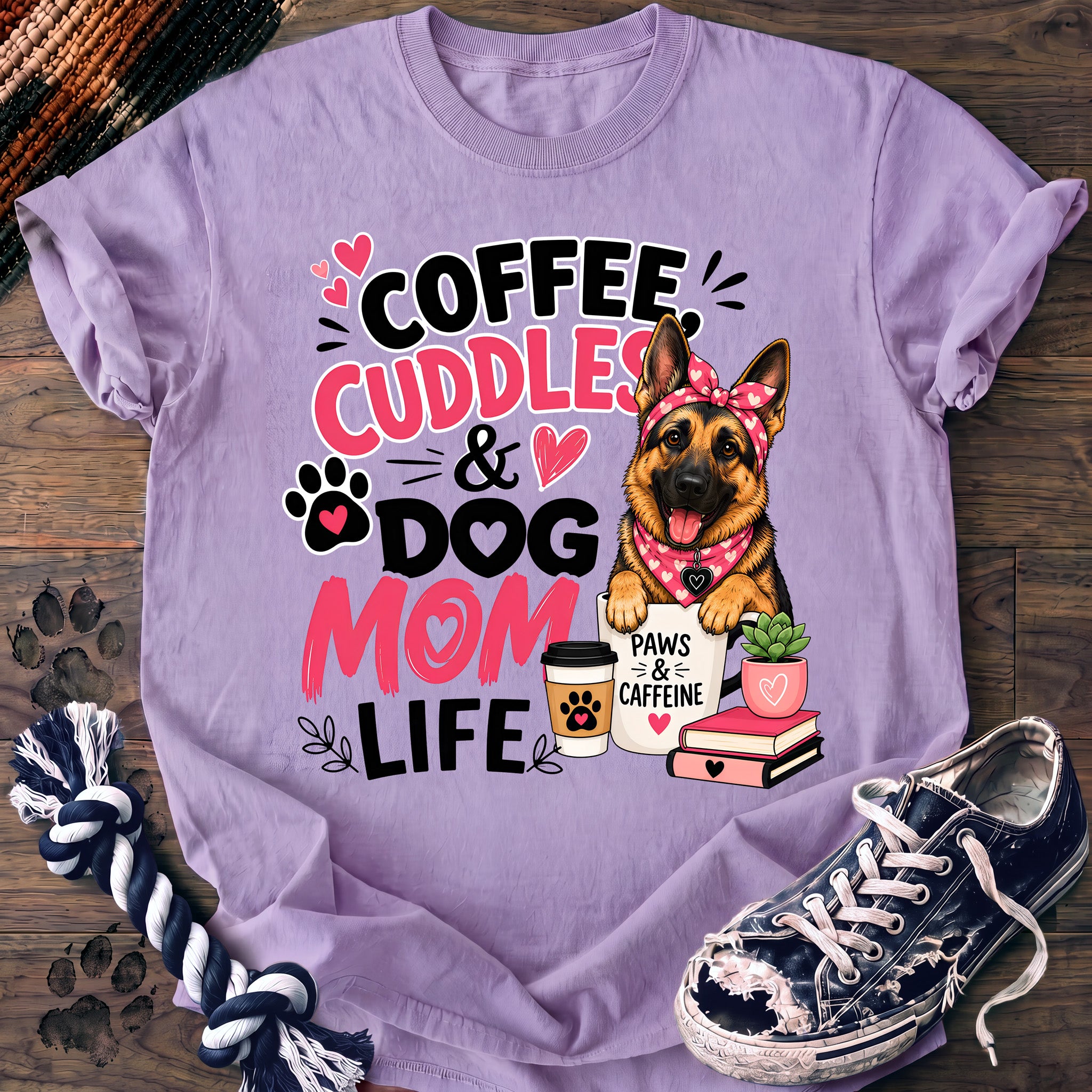 PAWSSION CLUB t-shirt in Orchid color - SKU PC-0729