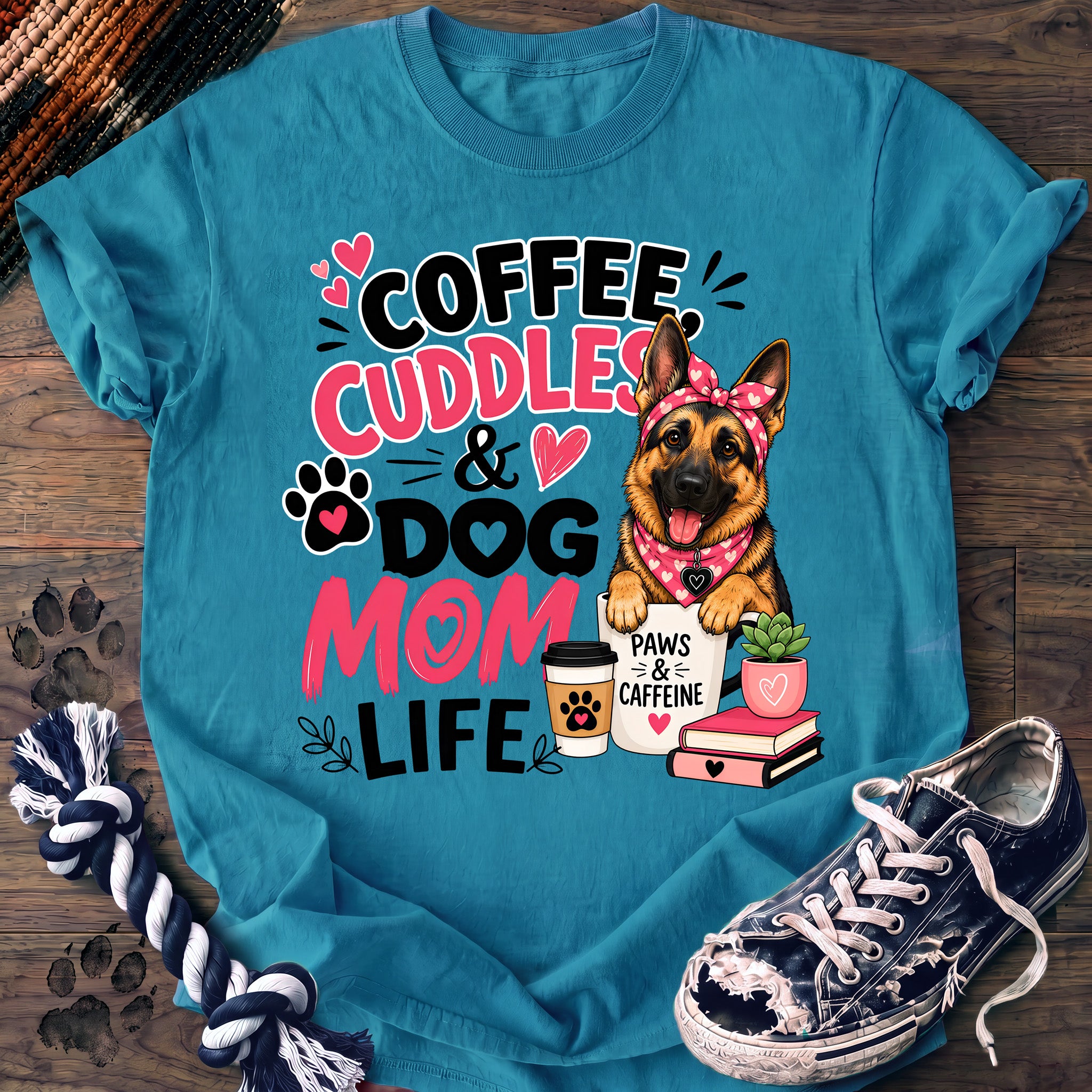 PAWSSION CLUB t-shirt in Sapphire color - SKU PC-0729