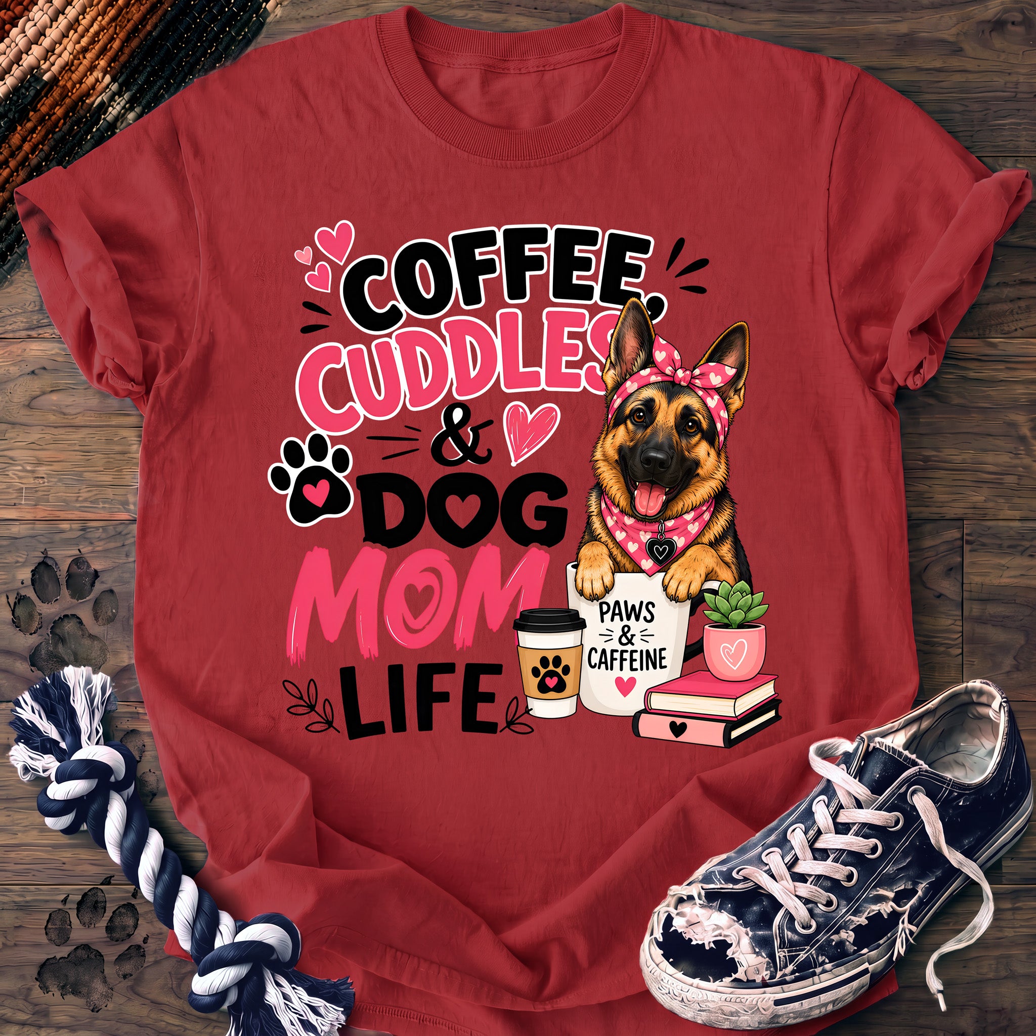 PAWSSION CLUB t-shirt in Watermelon color - SKU PC-0729