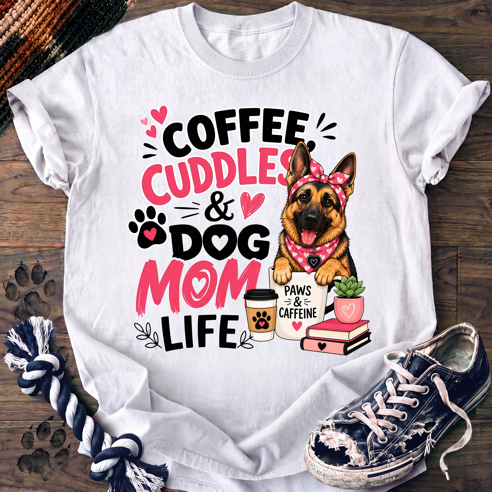 PAWSSION CLUB t-shirt in White color - SKU PC-0729