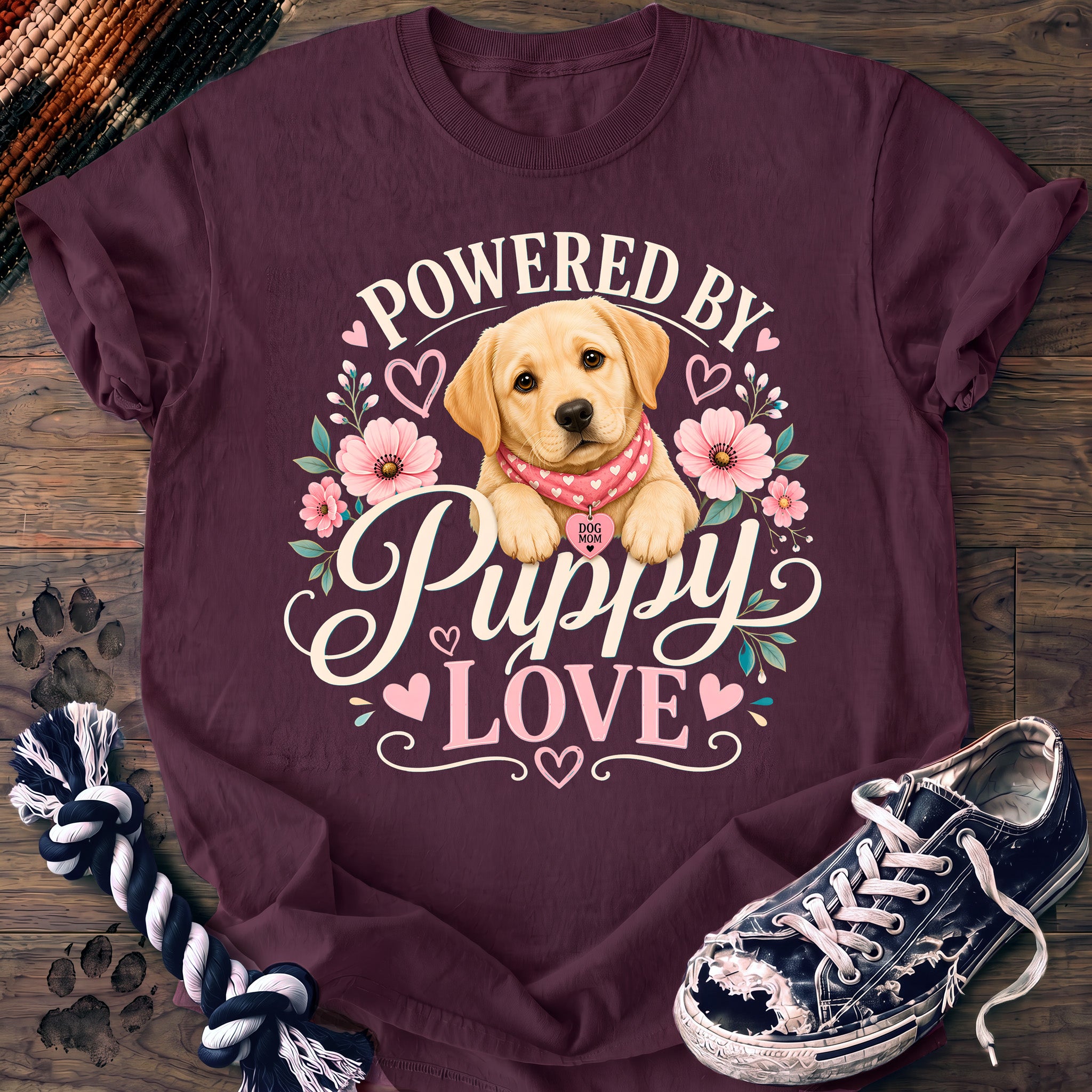 PAWSSION CLUB t-shirt in Berry color - SKU PC-0732