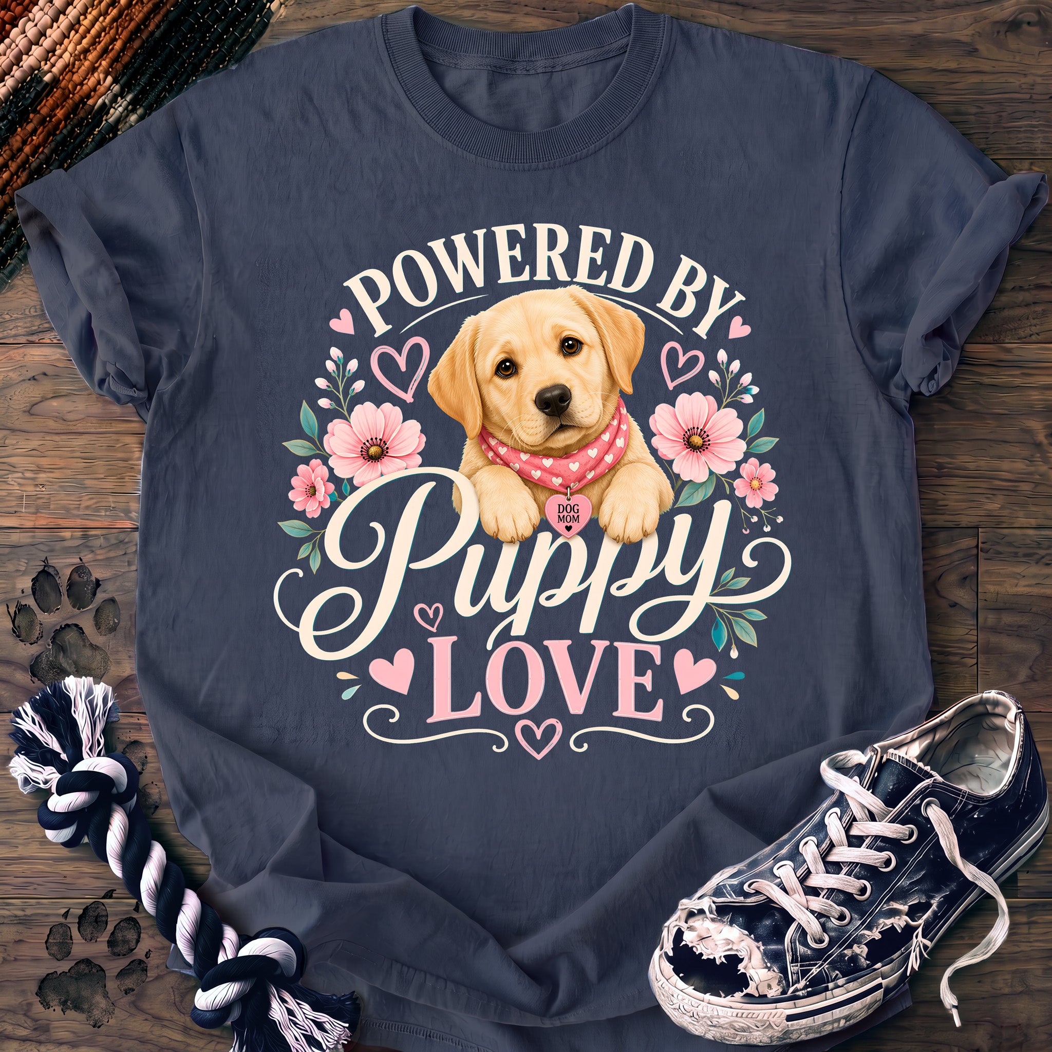 PAWSSION CLUB t-shirt in BlueJean color - SKU PC-0732