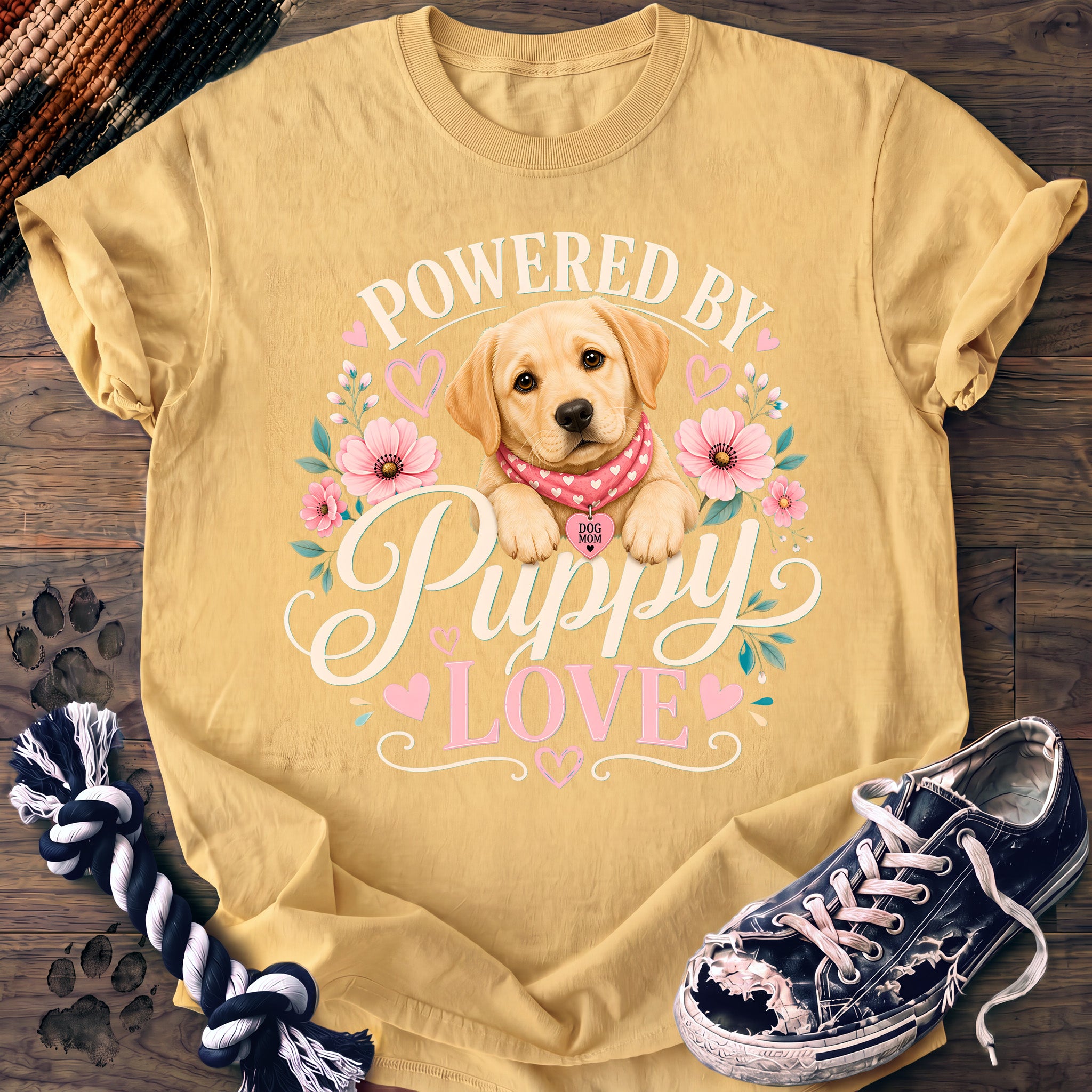 PAWSSION CLUB t-shirt in Butter color - SKU PC-0732