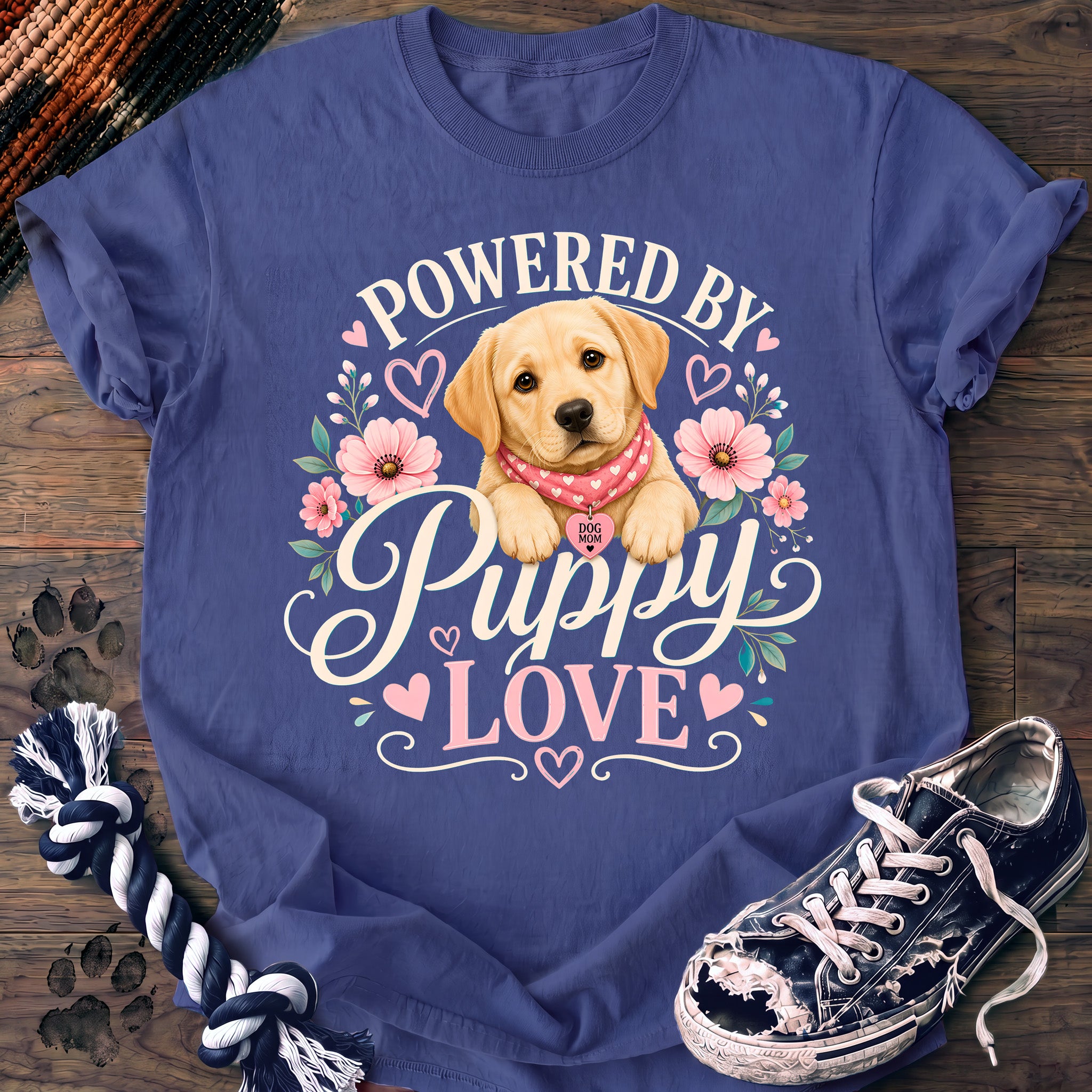 PAWSSION CLUB t-shirt in FloBlue color - SKU PC-0732