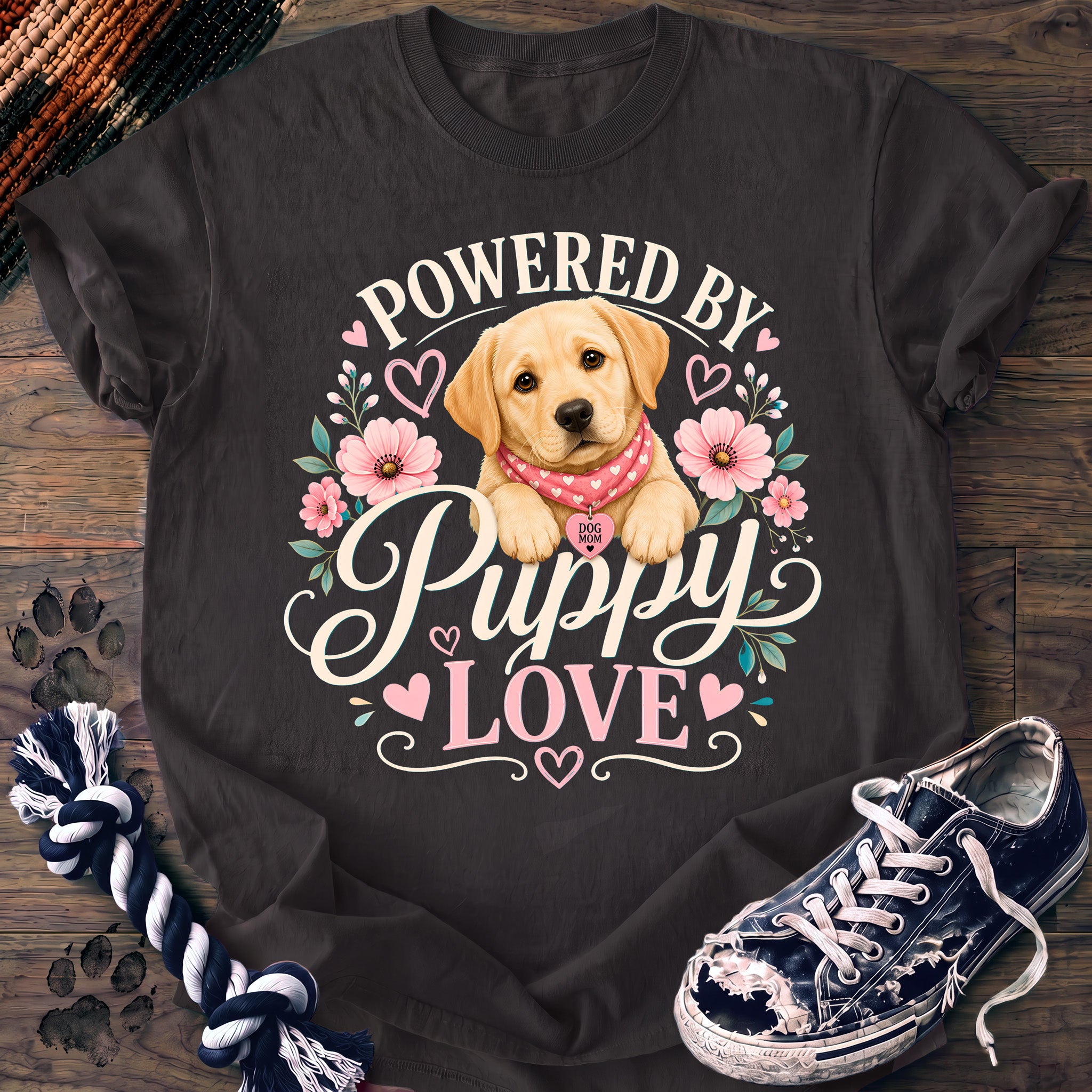 PAWSSION CLUB t-shirt in Graphite color - SKU PC-0732