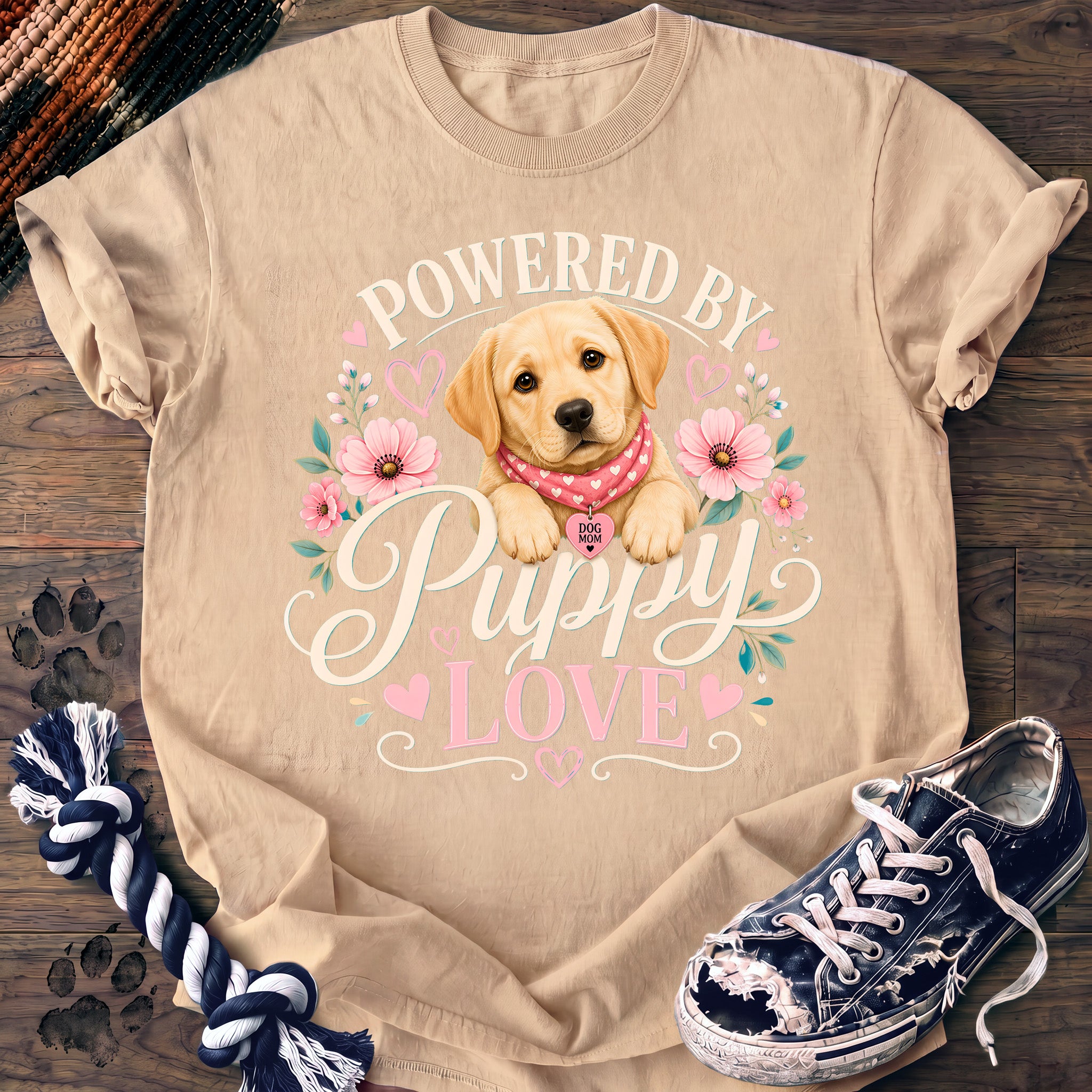 PAWSSION CLUB t-shirt in Ivory color - SKU PC-0732