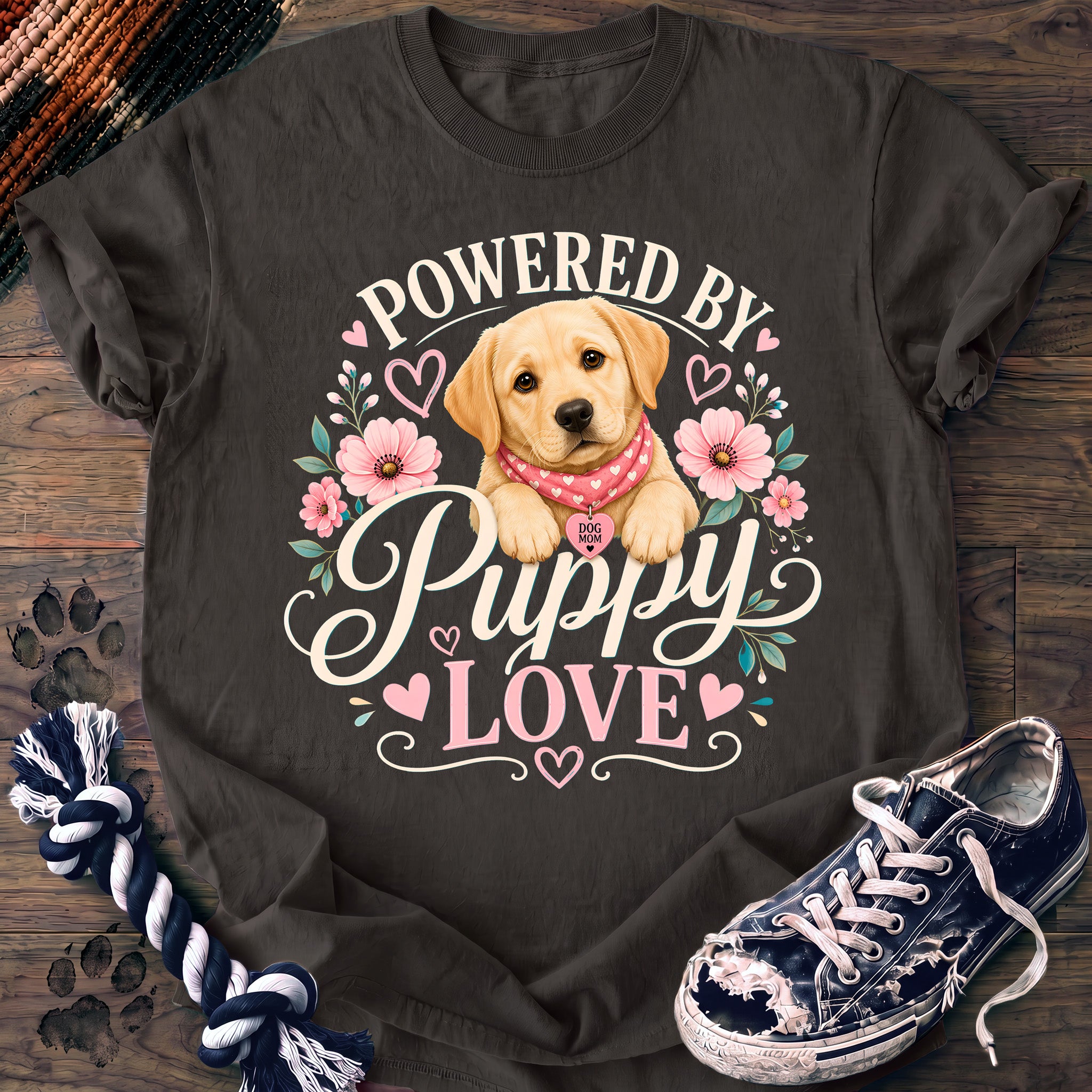 PAWSSION CLUB t-shirt in Pepper color - SKU PC-0732