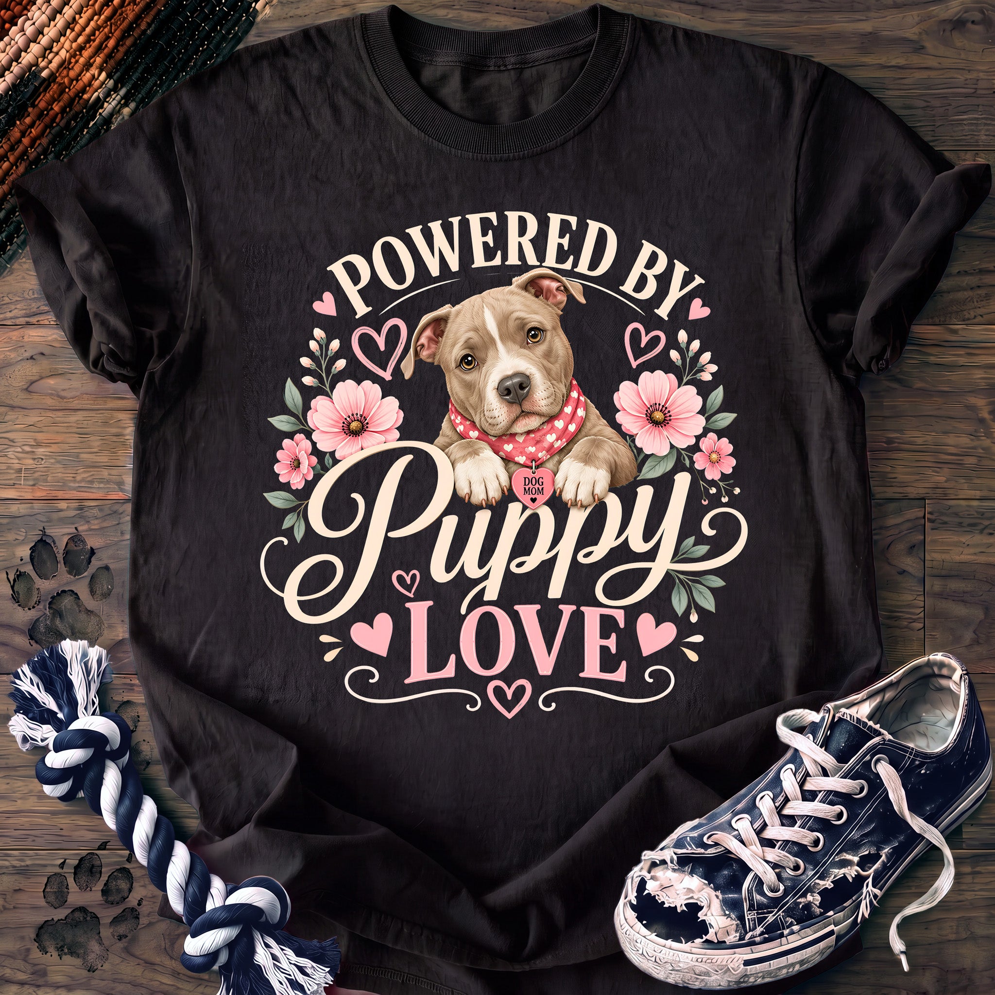 PAWSSION CLUB t-shirt in Black color - SKU PC-0748