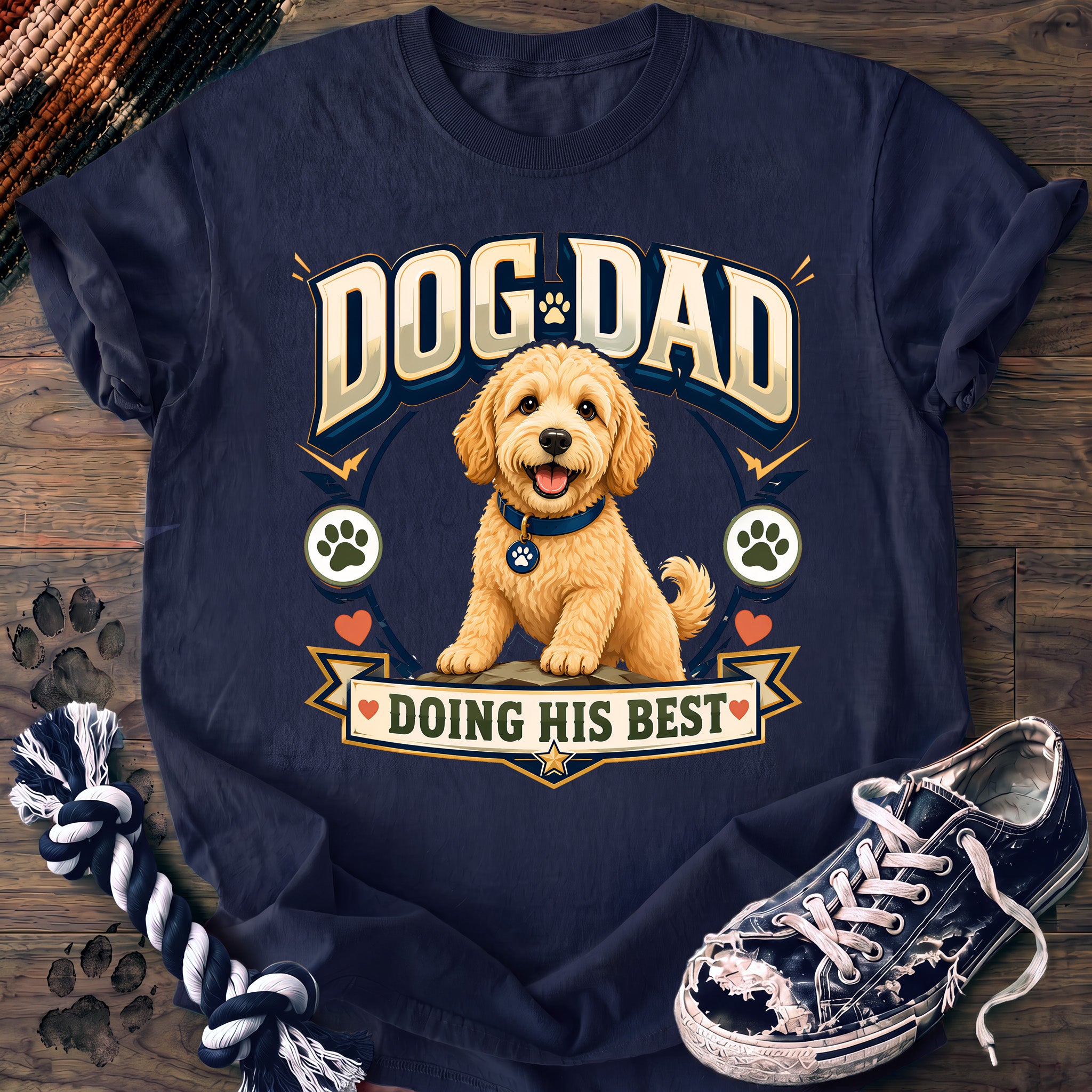 PAWSSION CLUB t-shirt in Navy color - SKU PC-0750