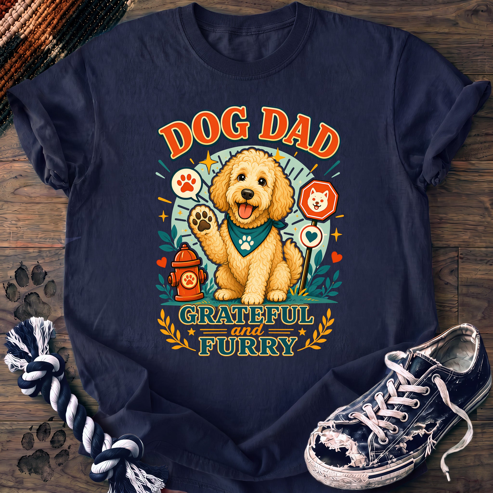 PAWSSION CLUB t-shirt in Navy color - SKU PC-0760