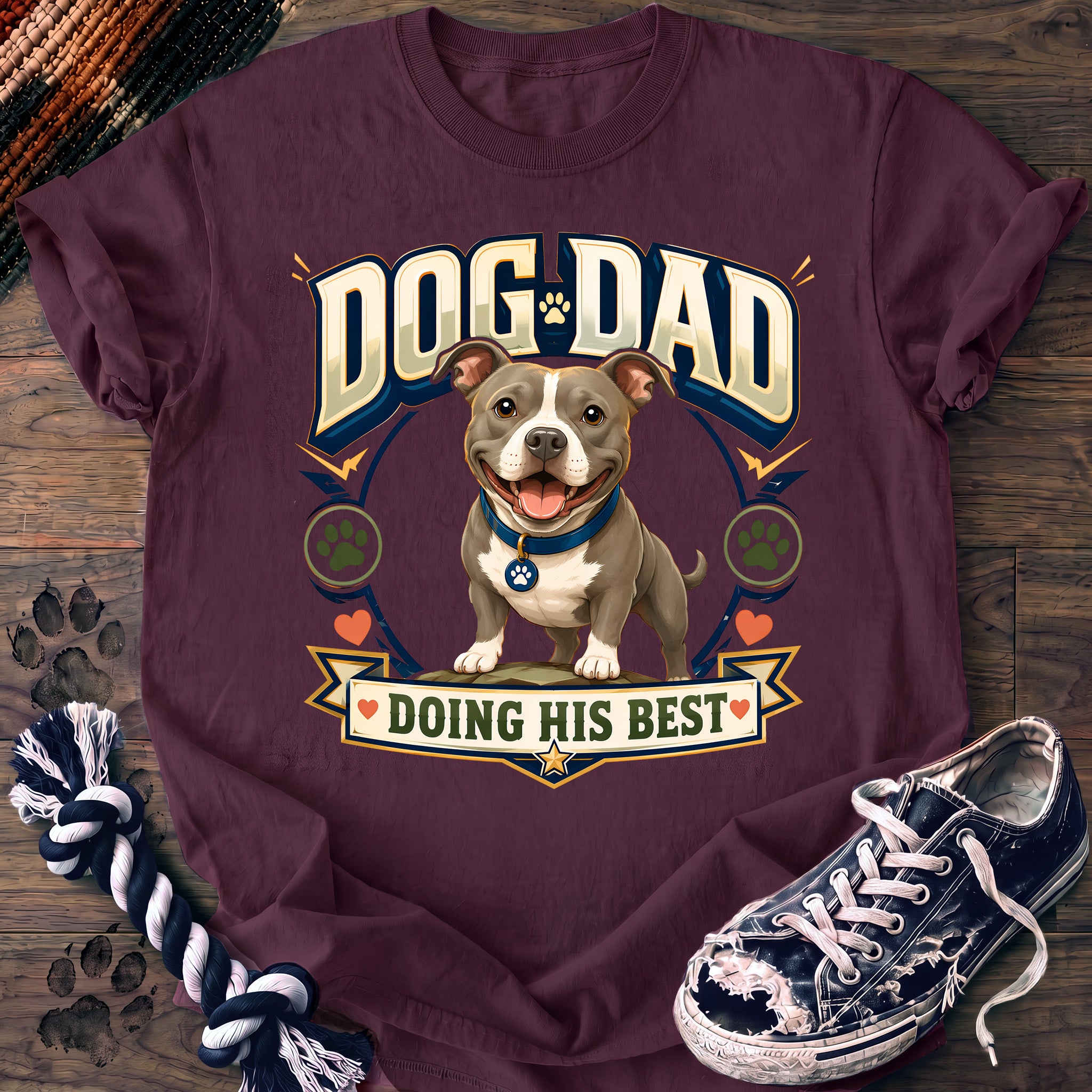 PAWSSION CLUB t-shirt in Berry color - SKU PC-0768