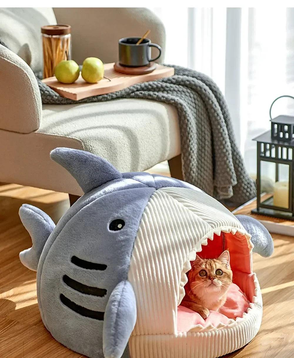 Portable Shark Pet Tent