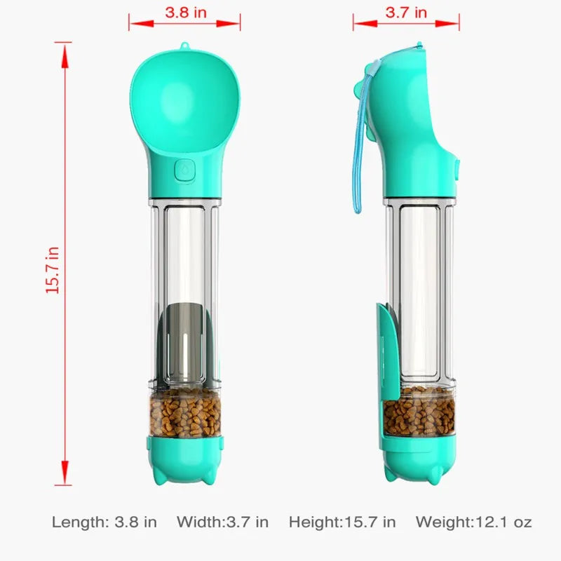 Portable Water Bottle Food Feeder