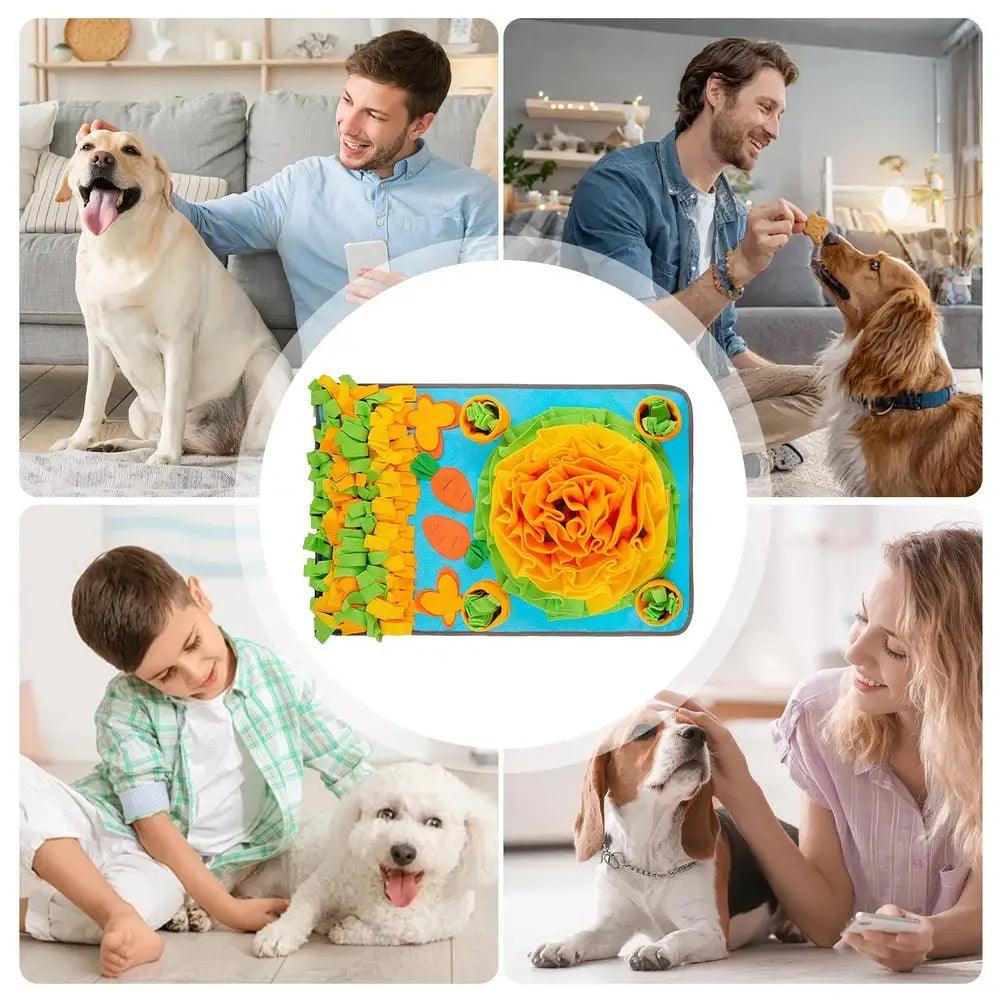 Puppy Sniffing Puzzle Mat