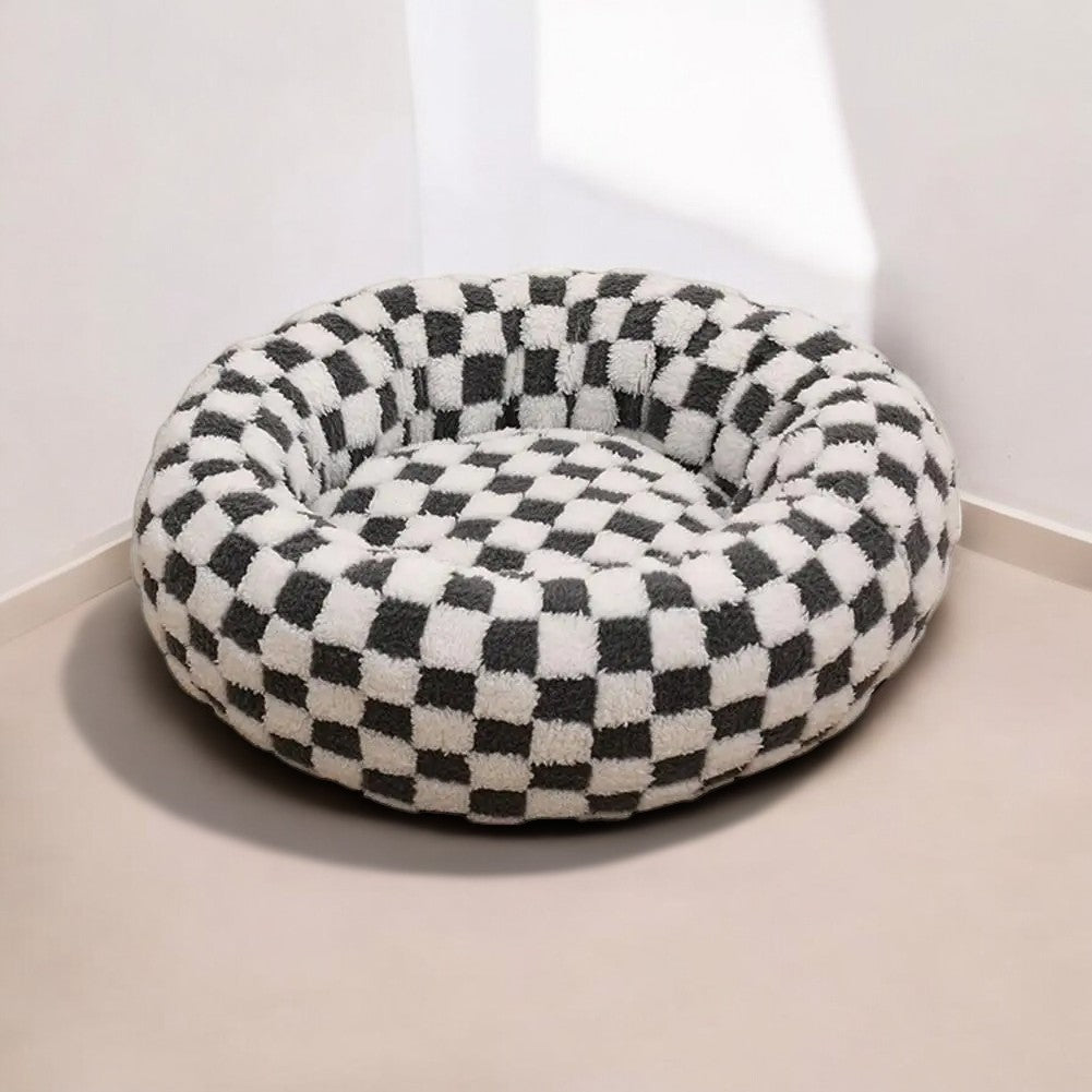 Plush Donut Pet Bed