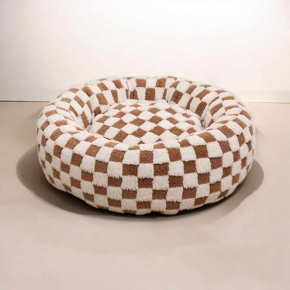 Plush Donut Pet Bed