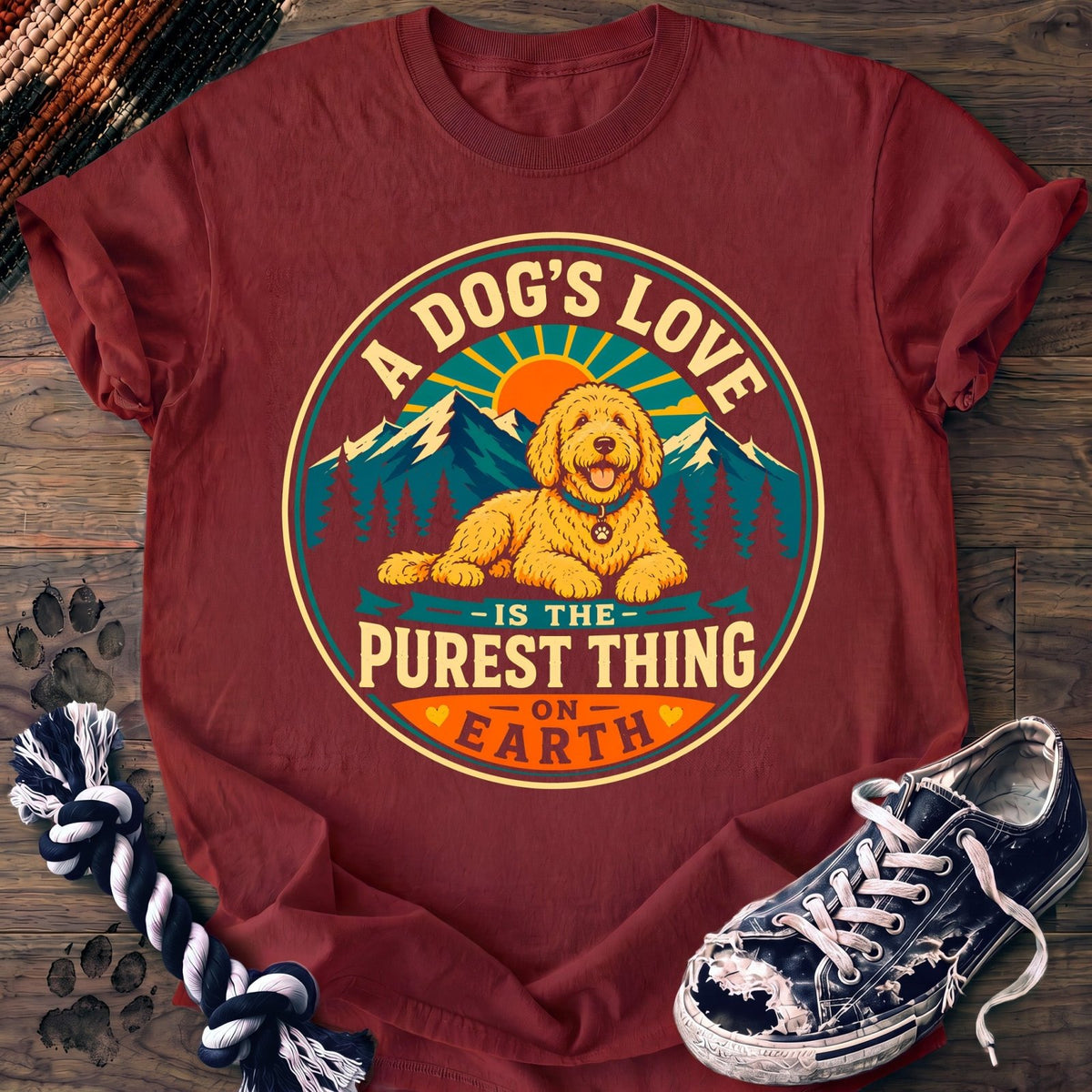 A Dogs Love Is The Purest Thing On Earth - Goldendoodle - PAWSSION CLUB
