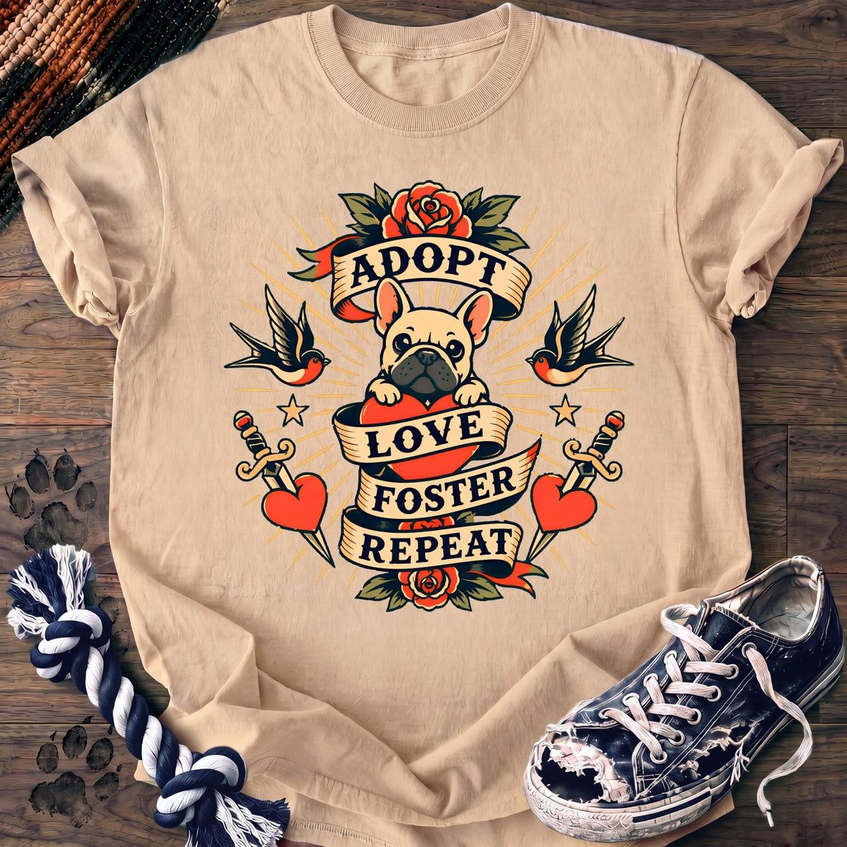 Adopt Love Foster Repeat - French Bulldog - PAWSSION CLUB