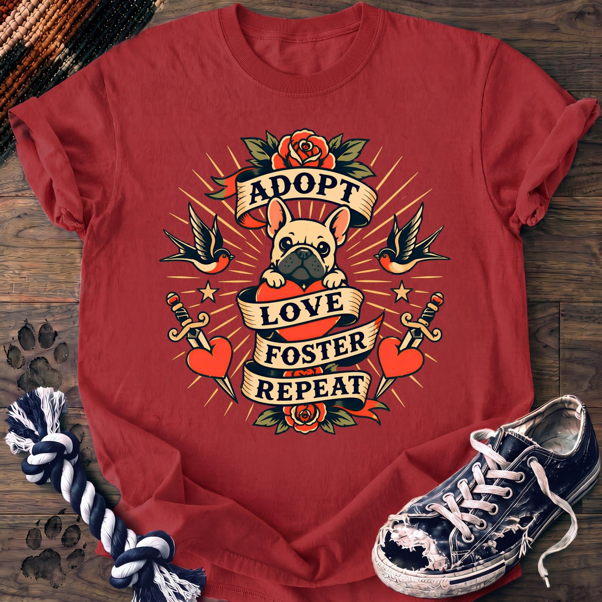 Adopt Love Foster Repeat - French Bulldog - PAWSSION CLUB
