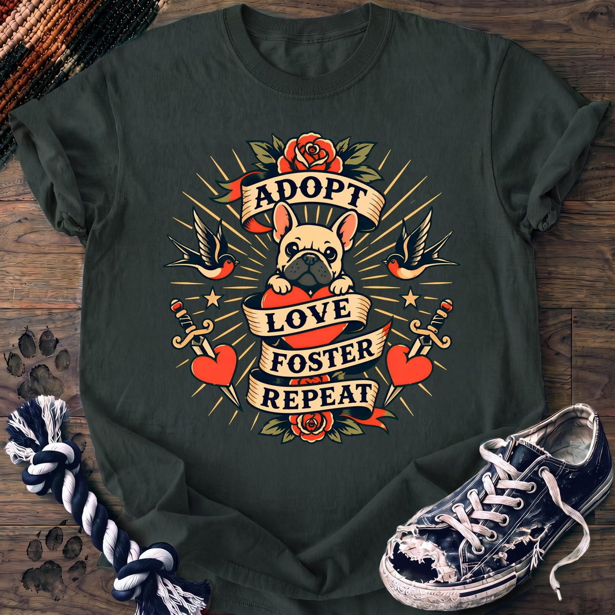 Adopt Love Foster Repeat - French Bulldog - PAWSSION CLUB