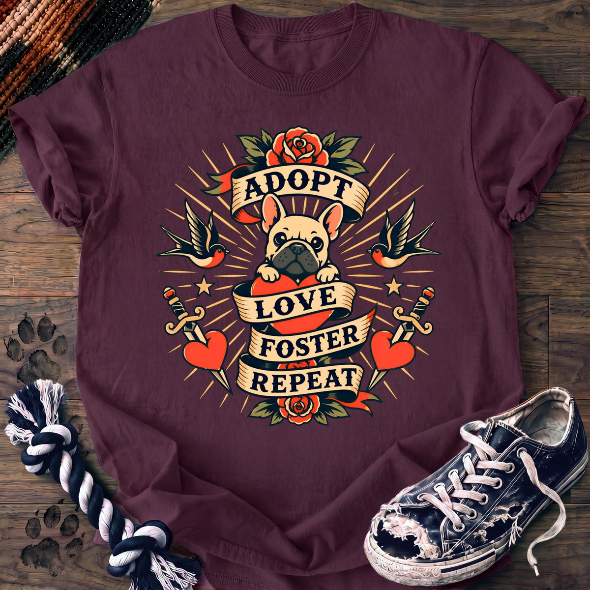 Adopt Love Foster Repeat - French Bulldog - PAWSSION CLUB